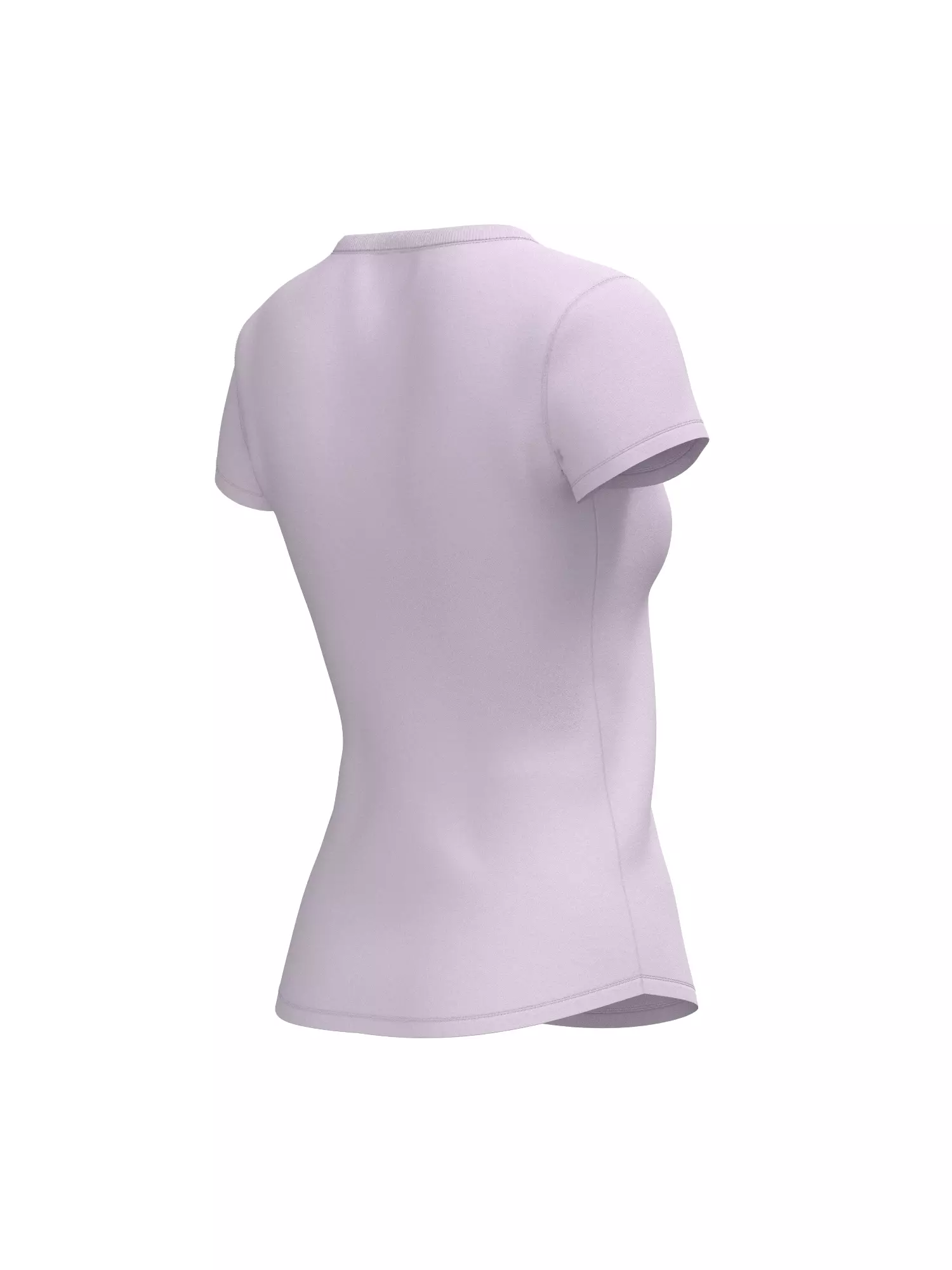 Female Tshirt 3D model_8