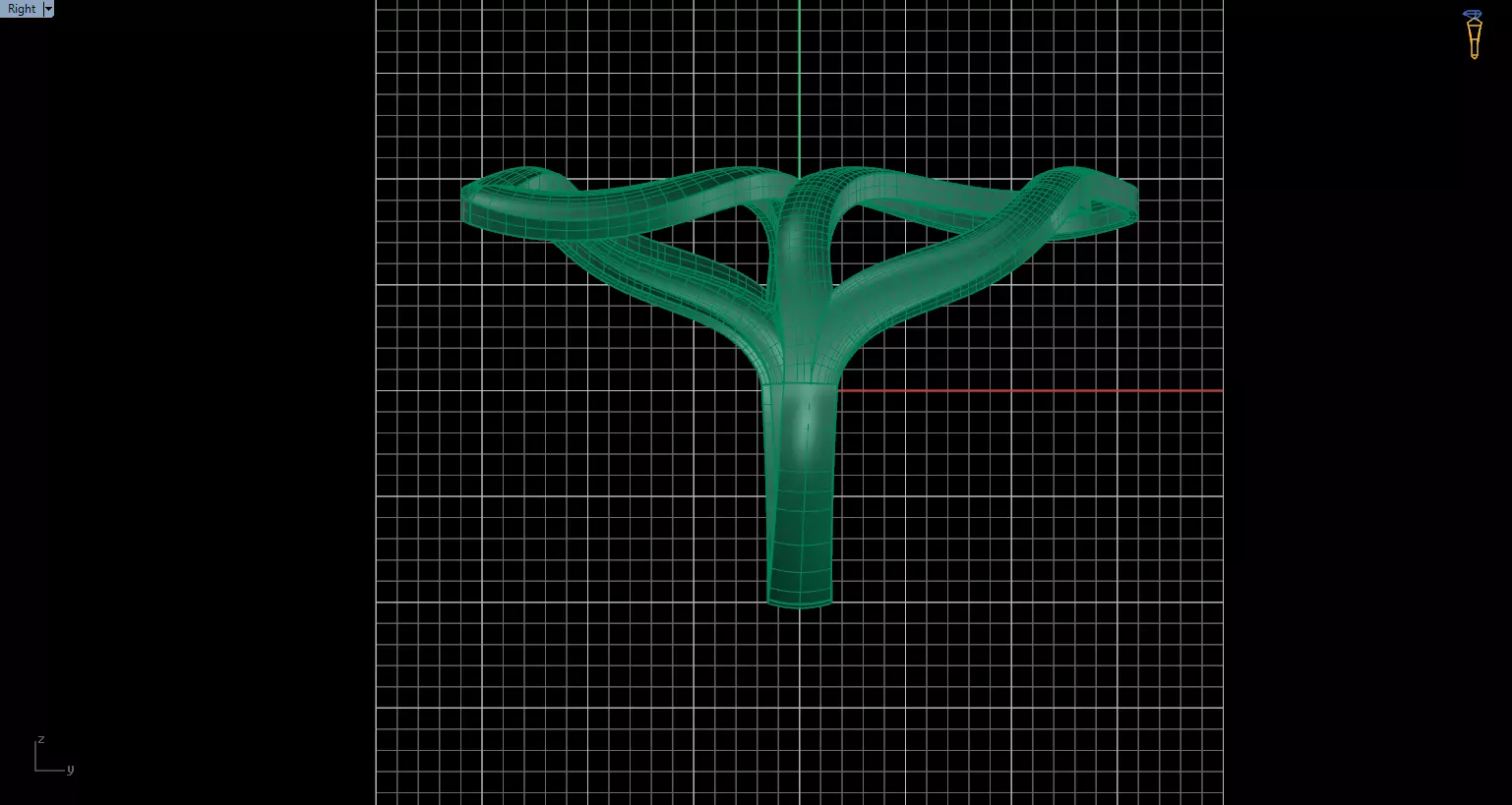Minimal Abstract Ring 09 3D print model_5