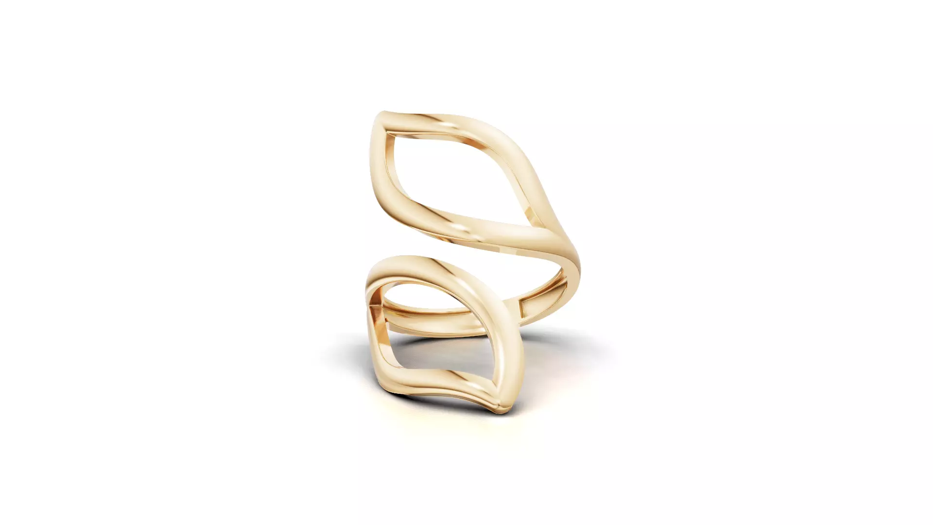Minimal Abstract Ring 09 3D print model_0
