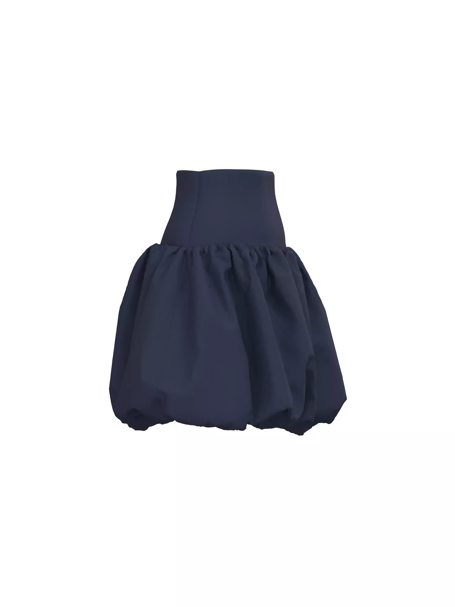 Female Buble Skirt 3D model_6
