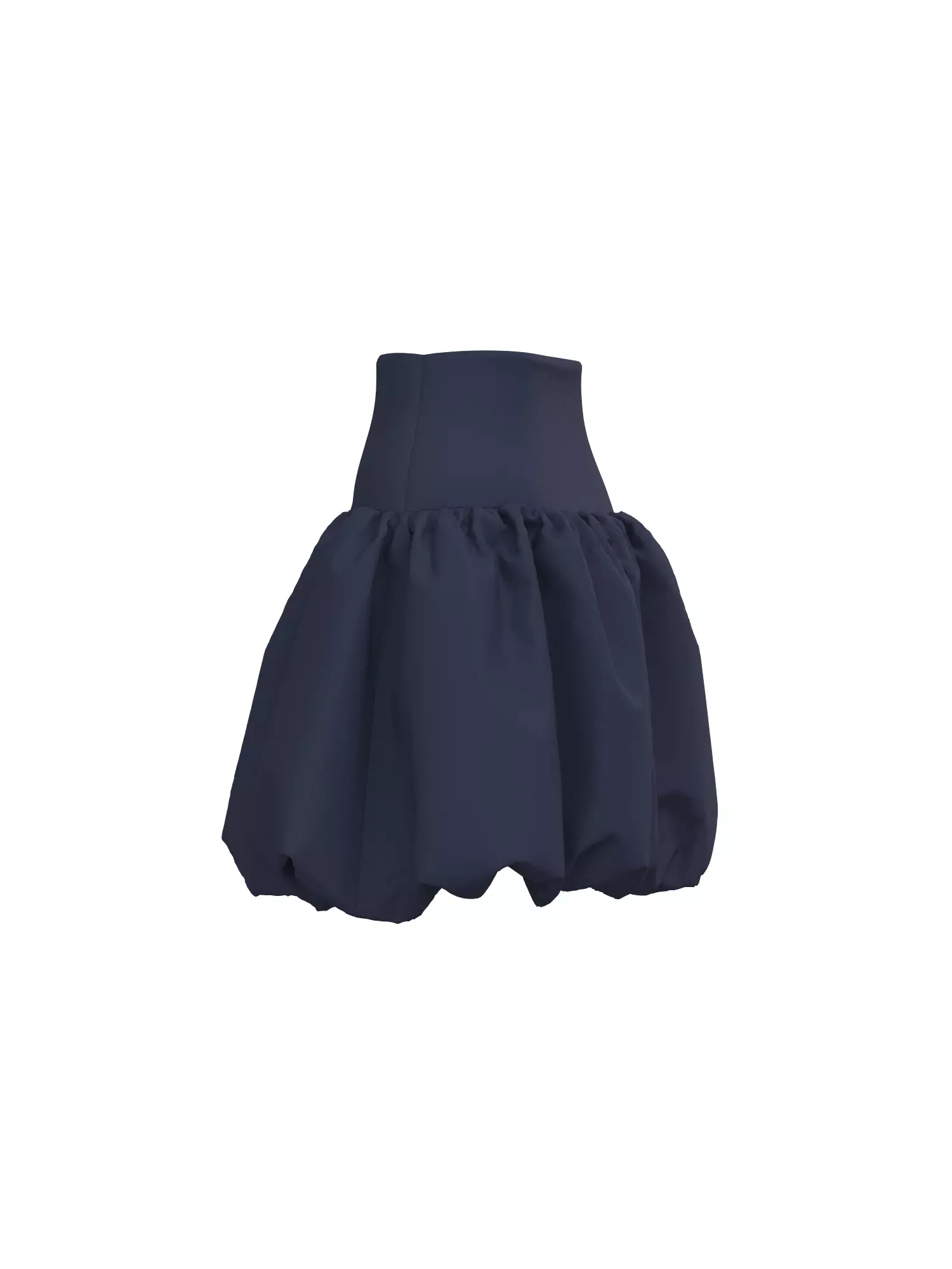 Female Buble Skirt 3D model_17