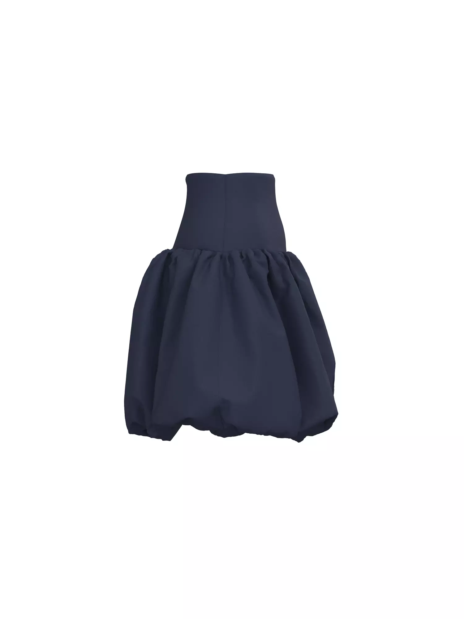 Female Buble Skirt 3D model_3