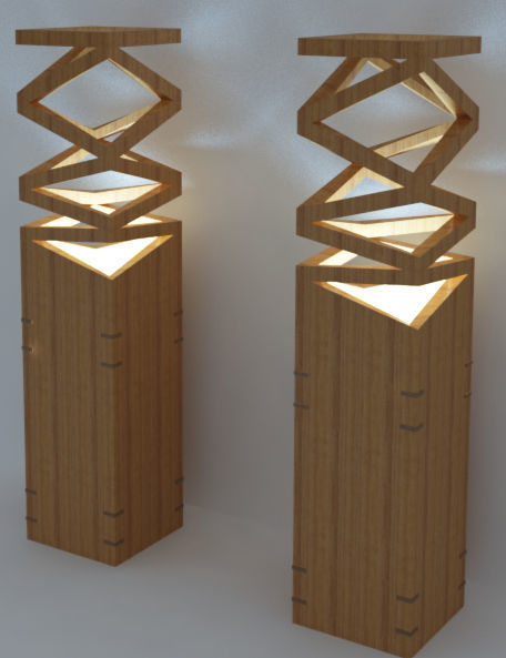 Light Fixture-01 3D model_4