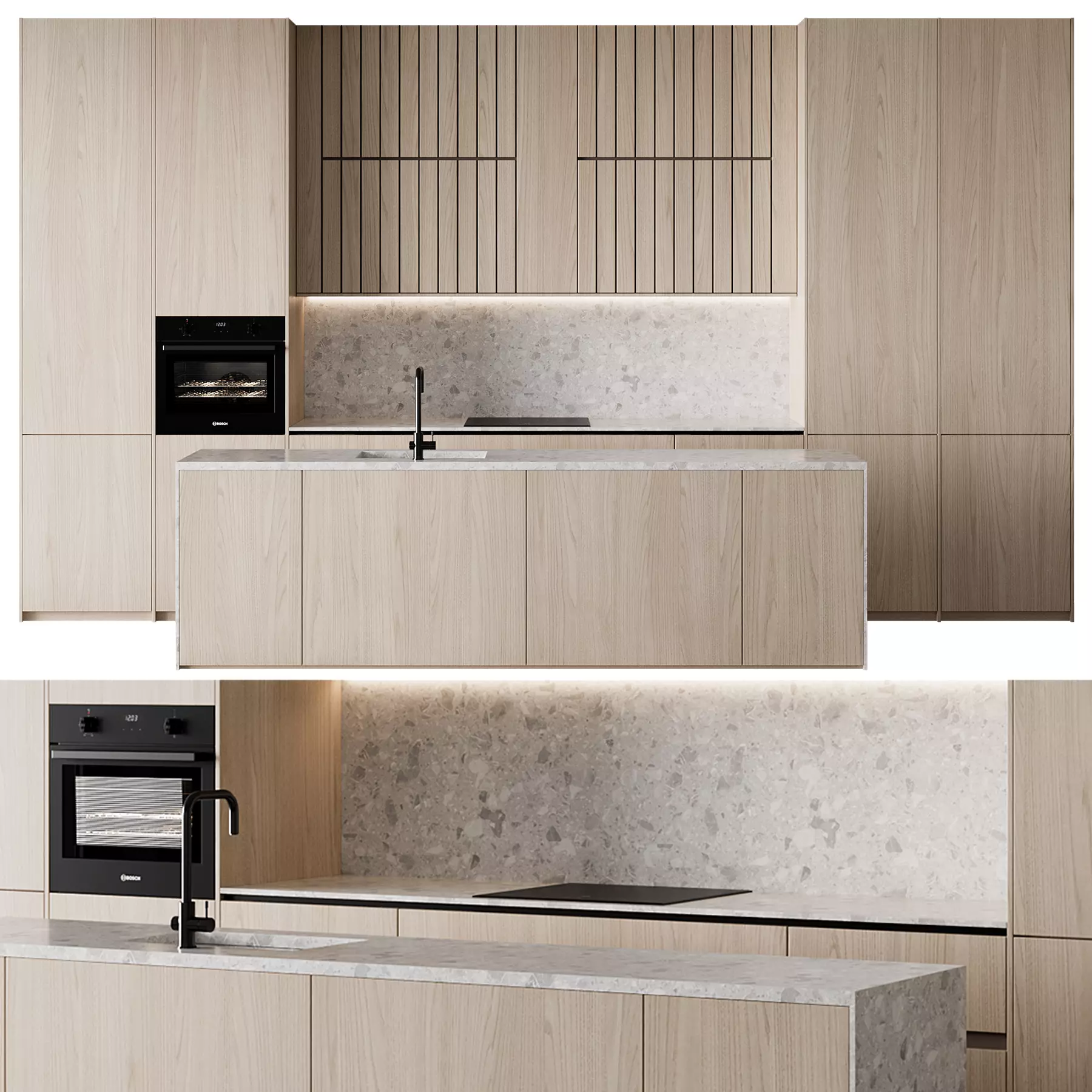 Kitchen set 38 3D model_1