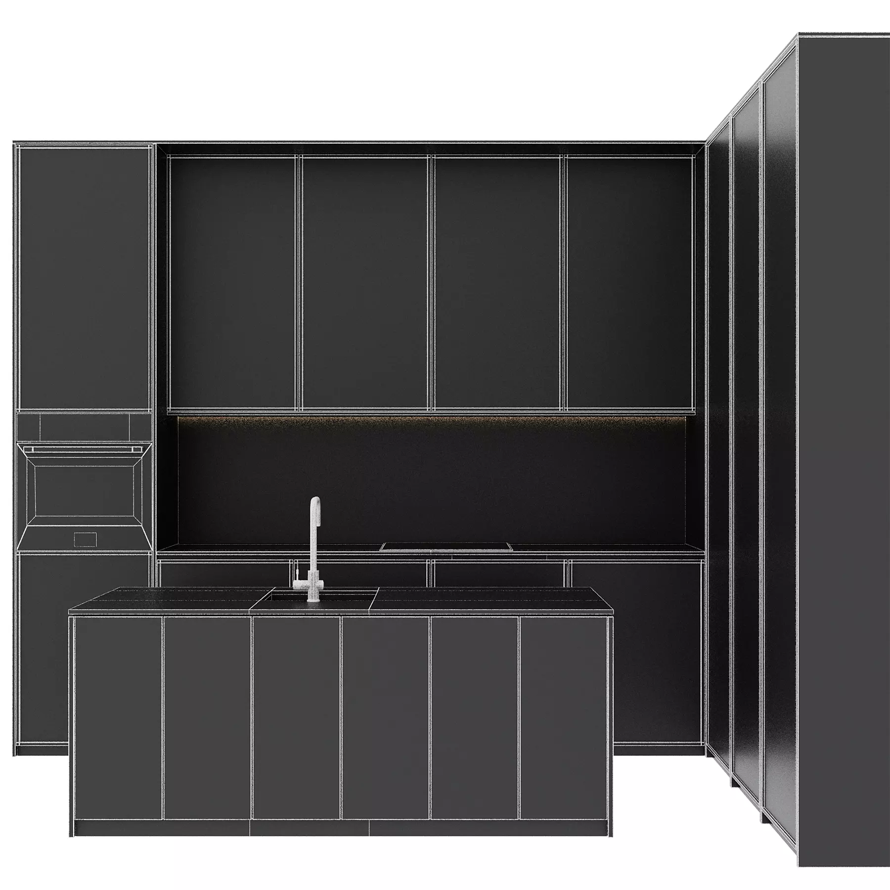 Kitchen set 37 3D model_3