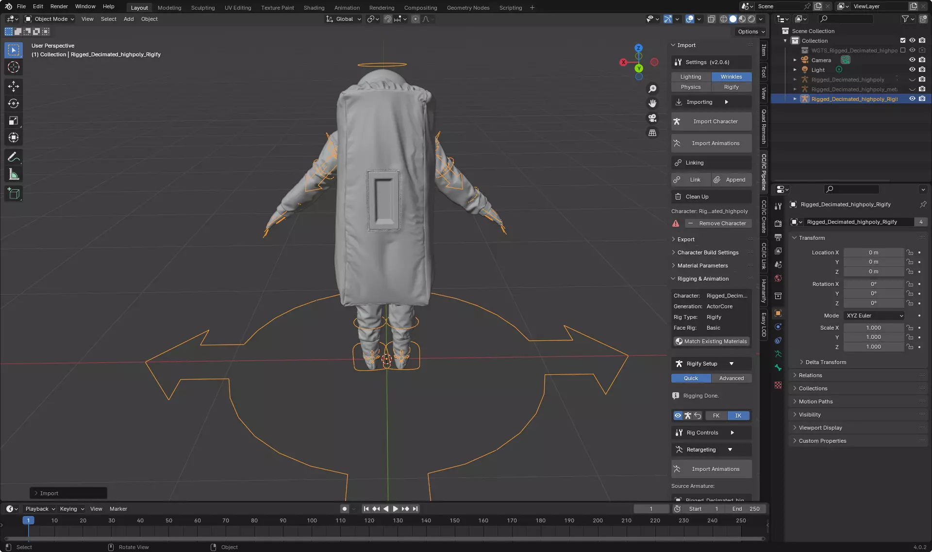 Highpoly Sci-fi Spacesuit Astronaut steller 3D print 3D print model_5
