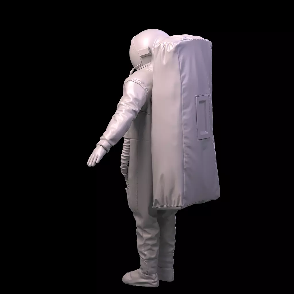 Highpoly Sci-fi Spacesuit Astronaut steller 3D print 3D print model_17