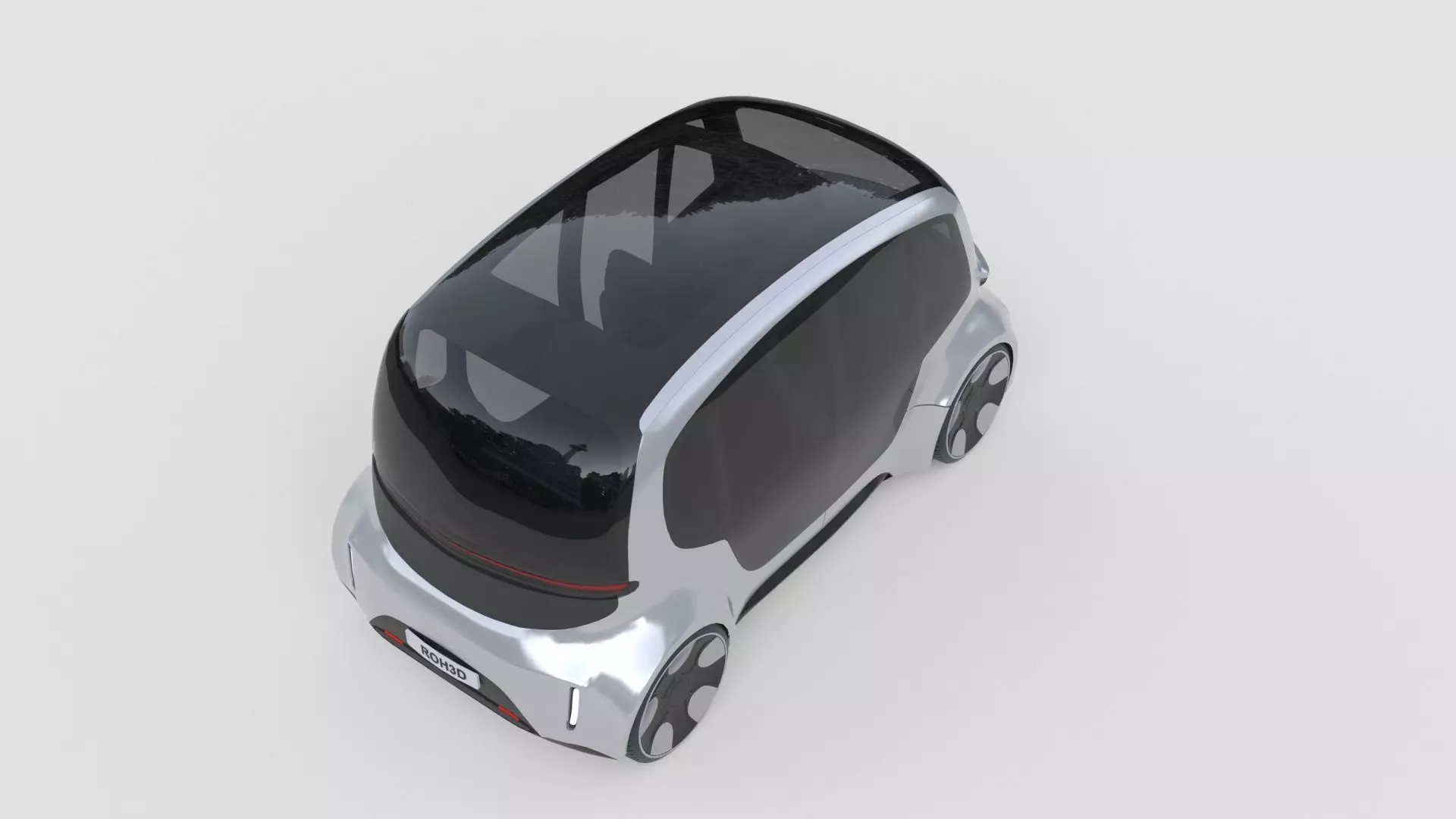 Futuristic Autonomous Shuttle 3D model_5