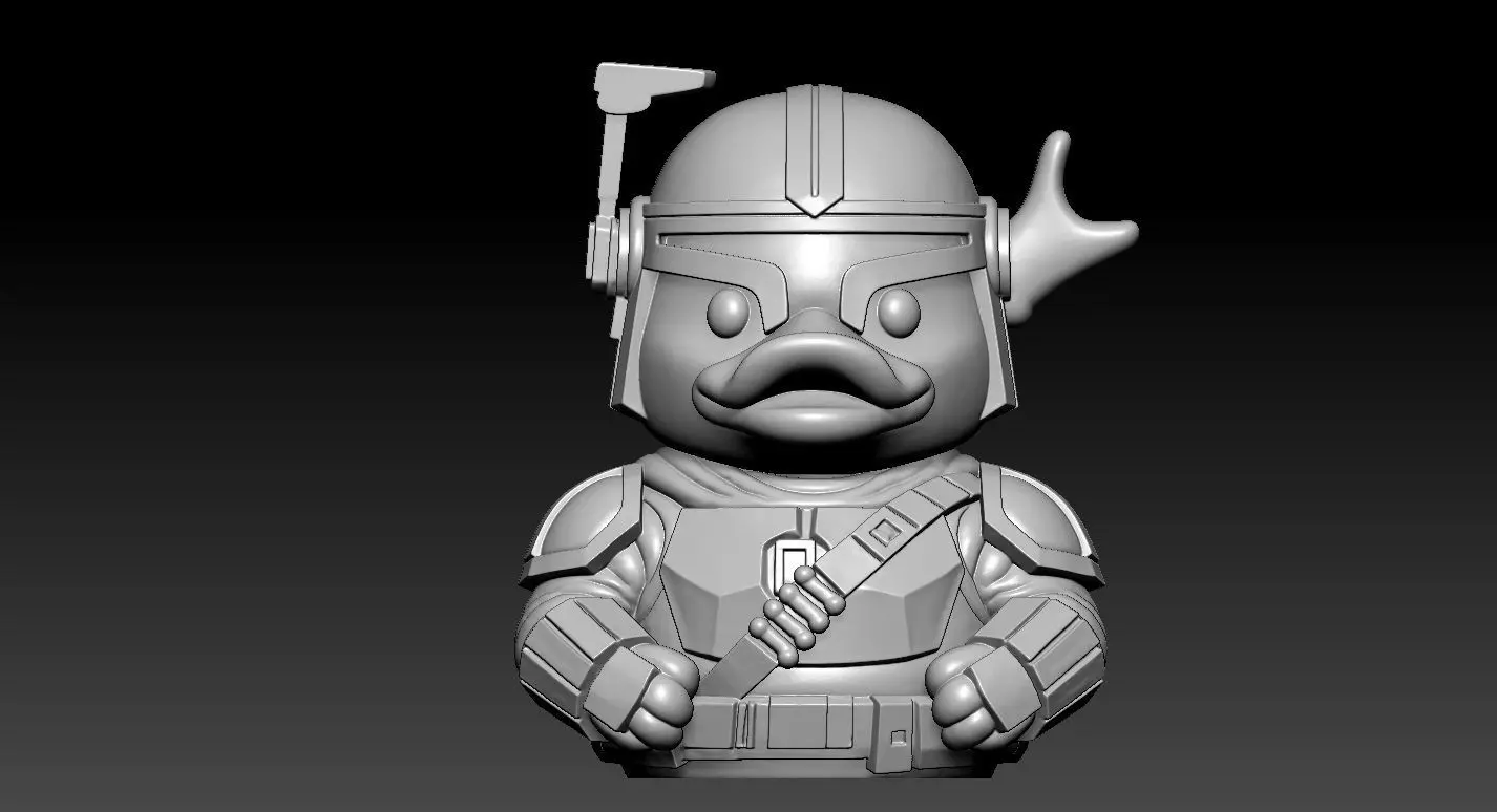 Rubber Duck - The Mandalorian - Star Wars - 3D print 3D print model_1