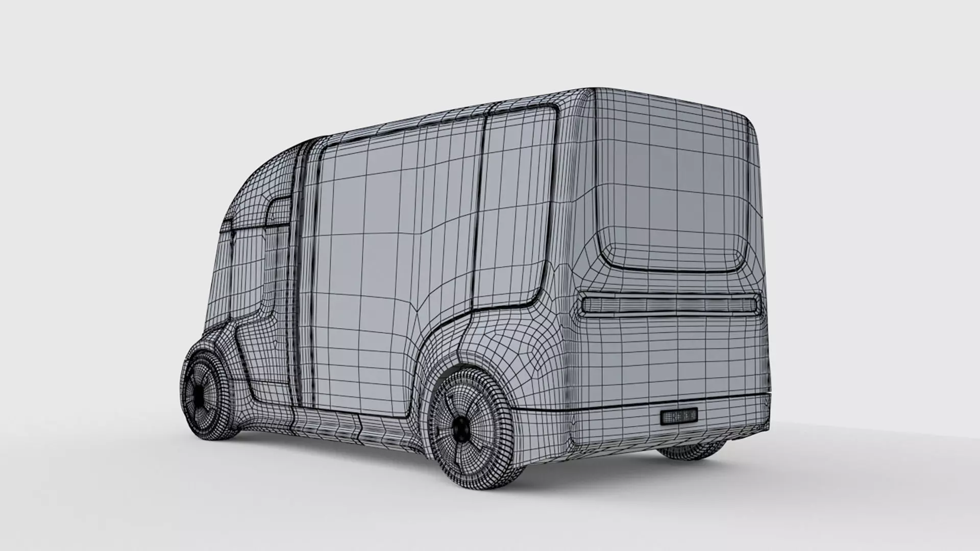 Autonomous Urban Delivery Vehicle 3D model_8