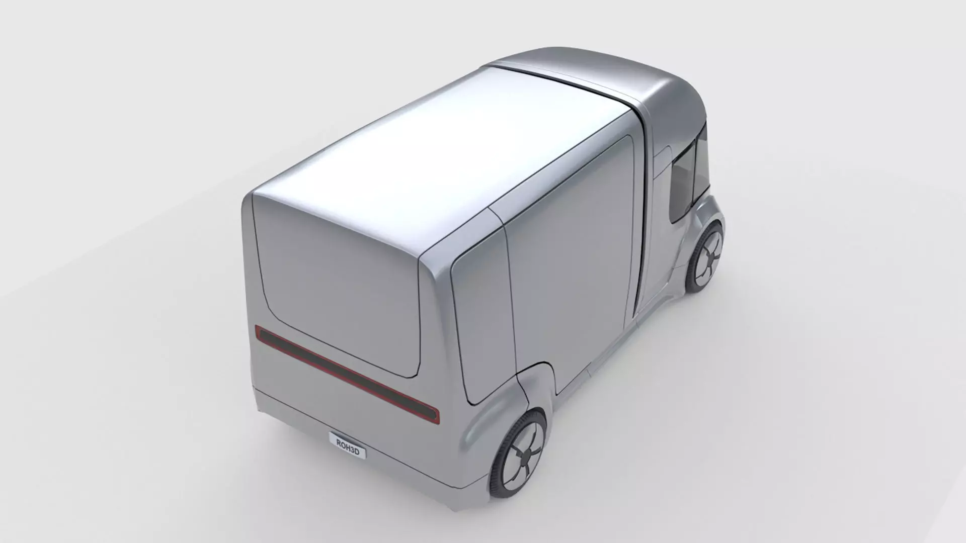 Autonomous Urban Delivery Vehicle 3D model_5