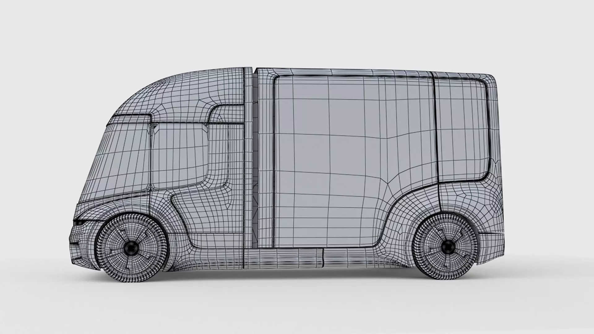 Autonomous Urban Delivery Vehicle 3D model_9
