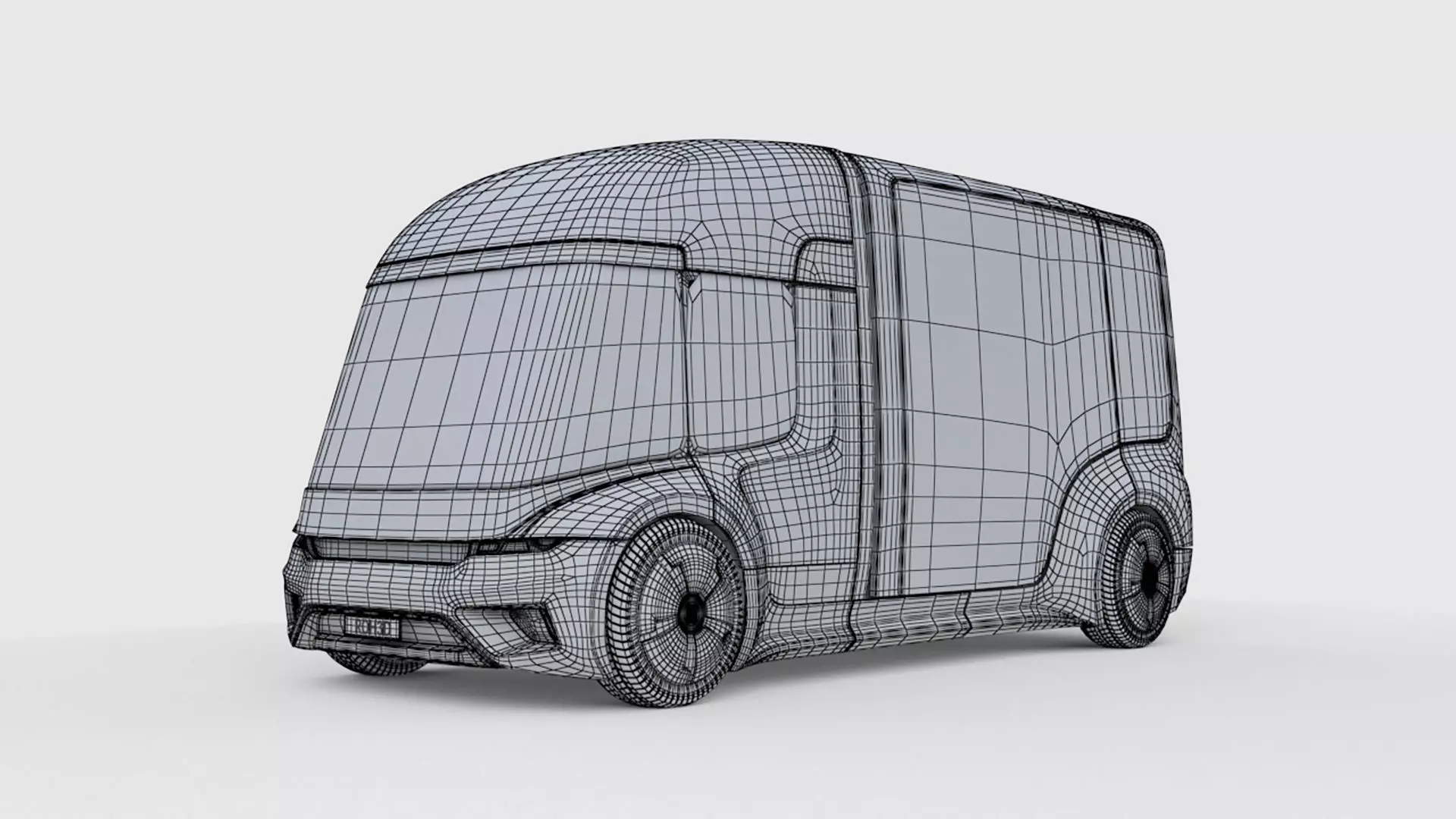 Autonomous Urban Delivery Vehicle 3D model_7