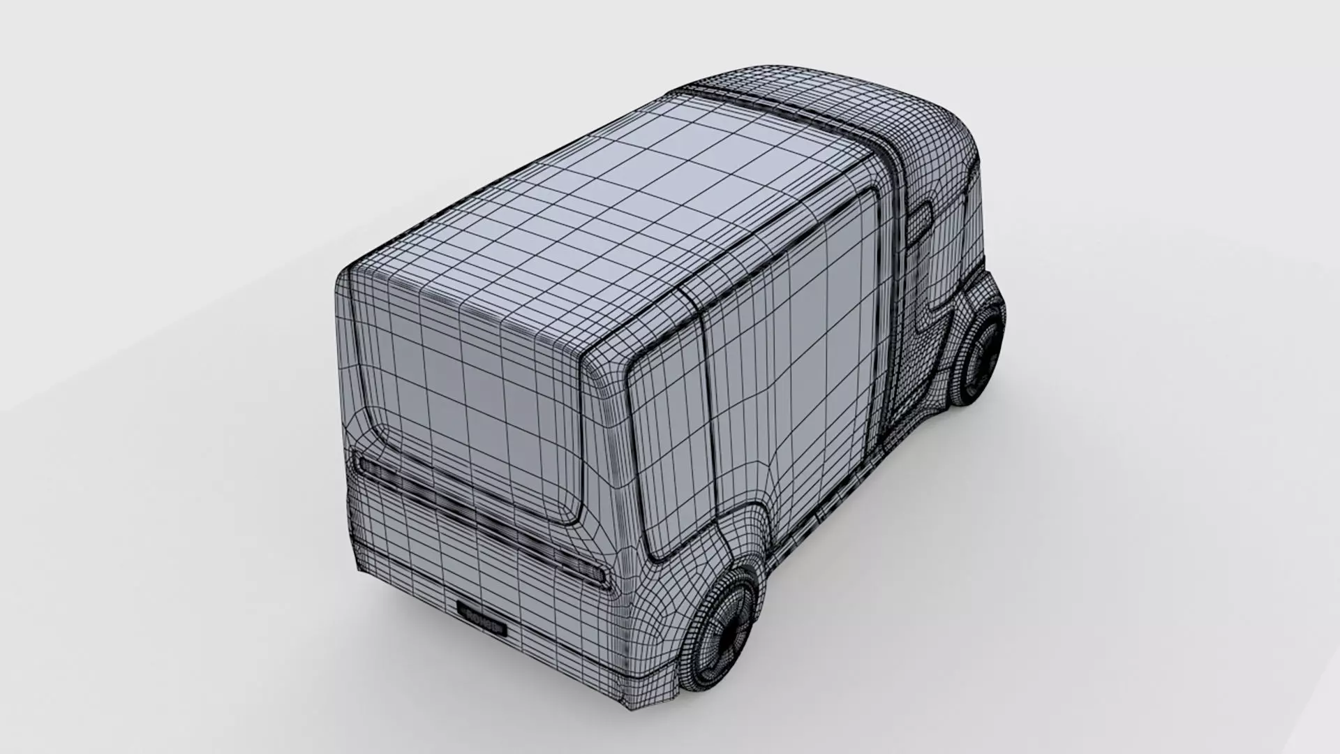 Autonomous Urban Delivery Vehicle 3D model_6