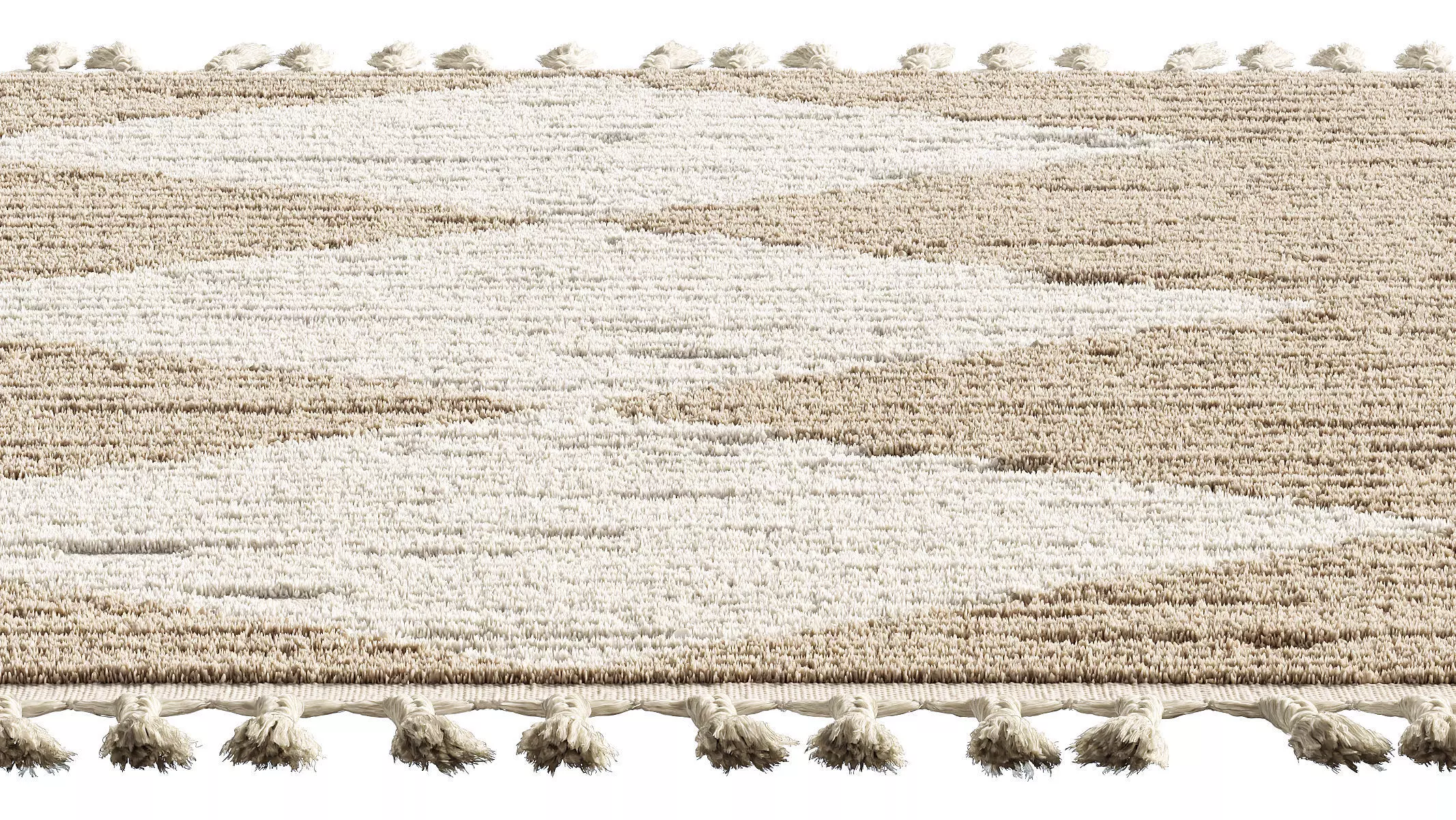 nuLOOM Sherley Stacked Diamond Tassel Area Rug  3D model_2
