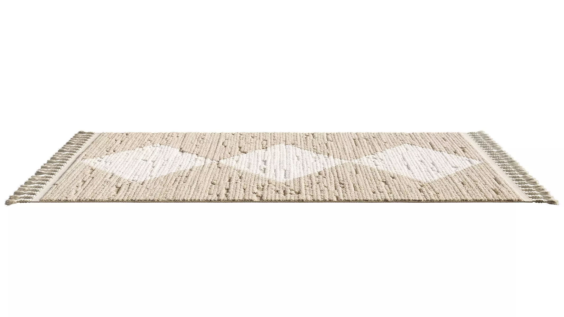 nuLOOM Sherley Stacked Diamond Tassel Area Rug  3D model_8