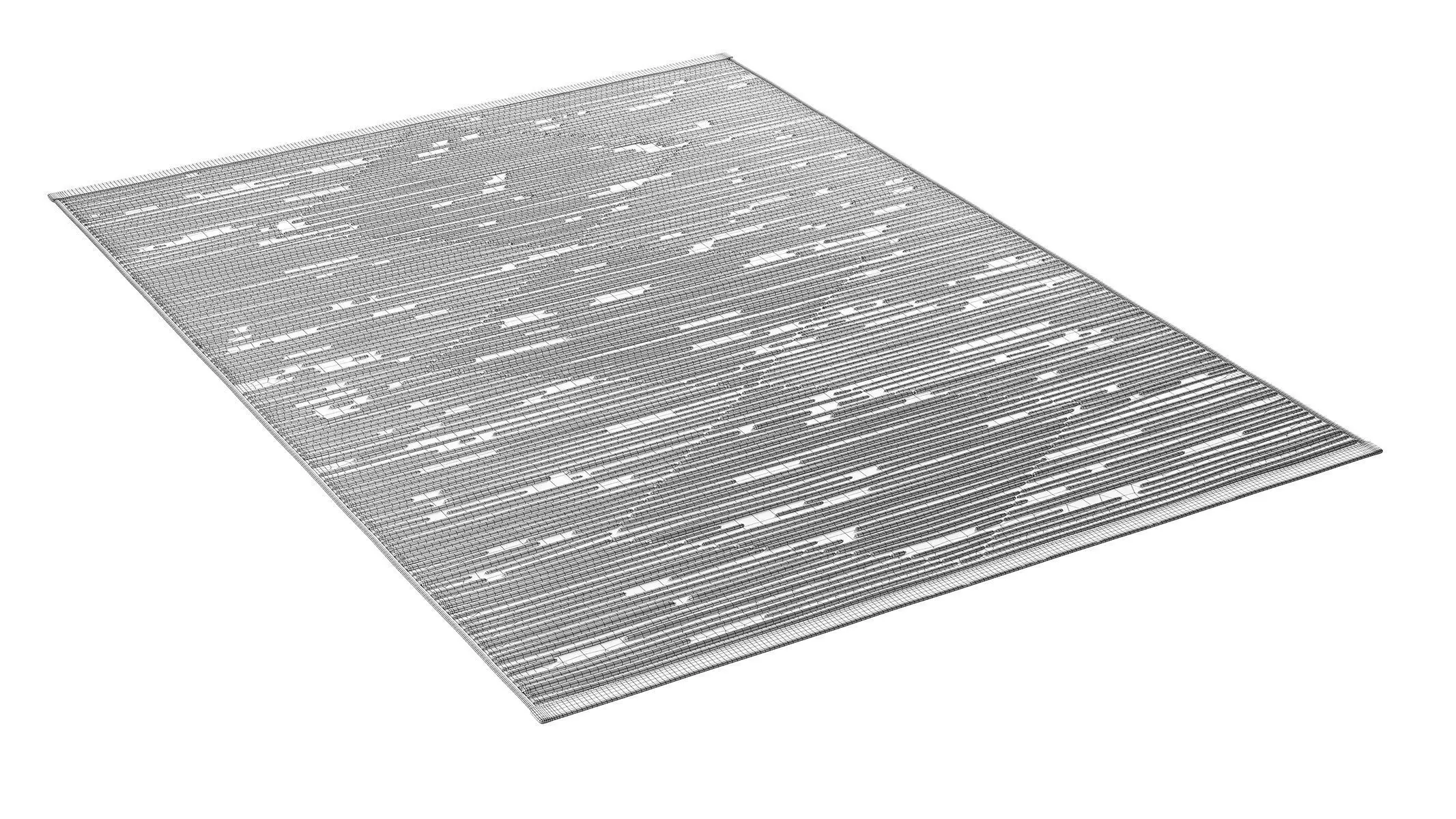 nuLOOM Sherley Stacked Diamond Tassel Area Rug  3D model_15