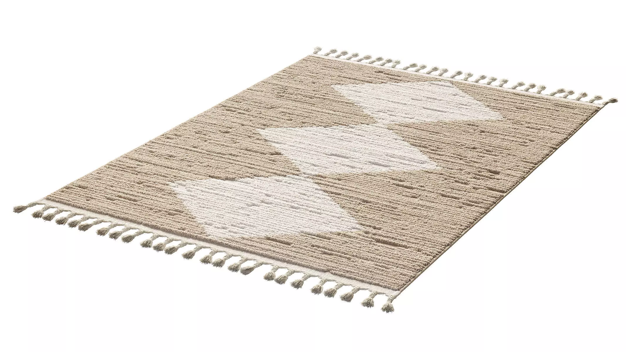nuLOOM Sherley Stacked Diamond Tassel Area Rug  3D model_11