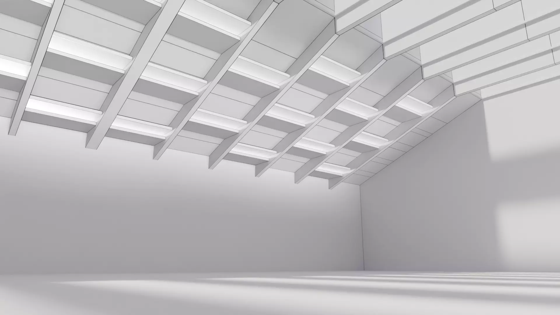 Modern Factory Low-poly 3D model_10