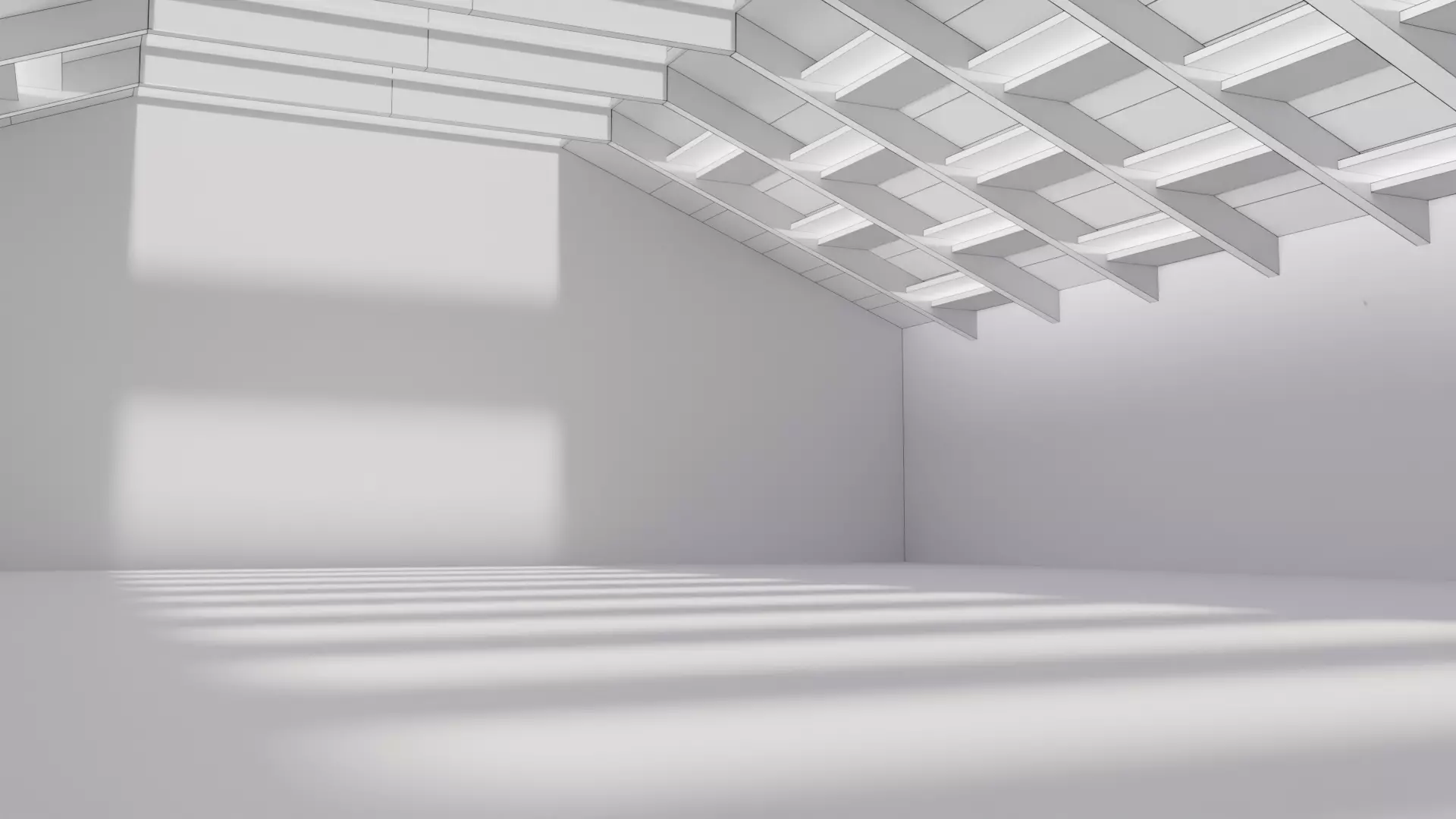 Modern Factory Low-poly 3D model_11