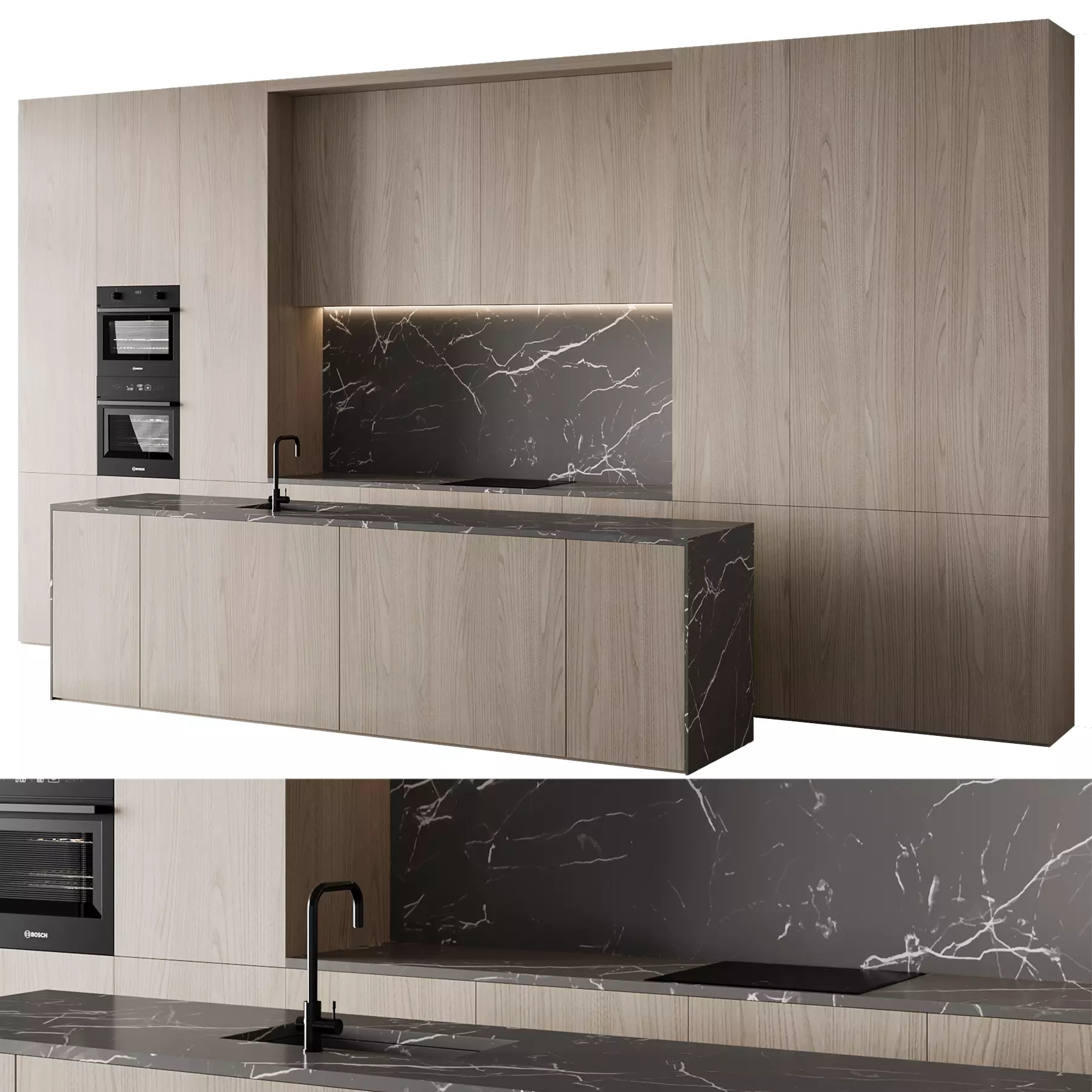 Kitchen set 33 3D model_0