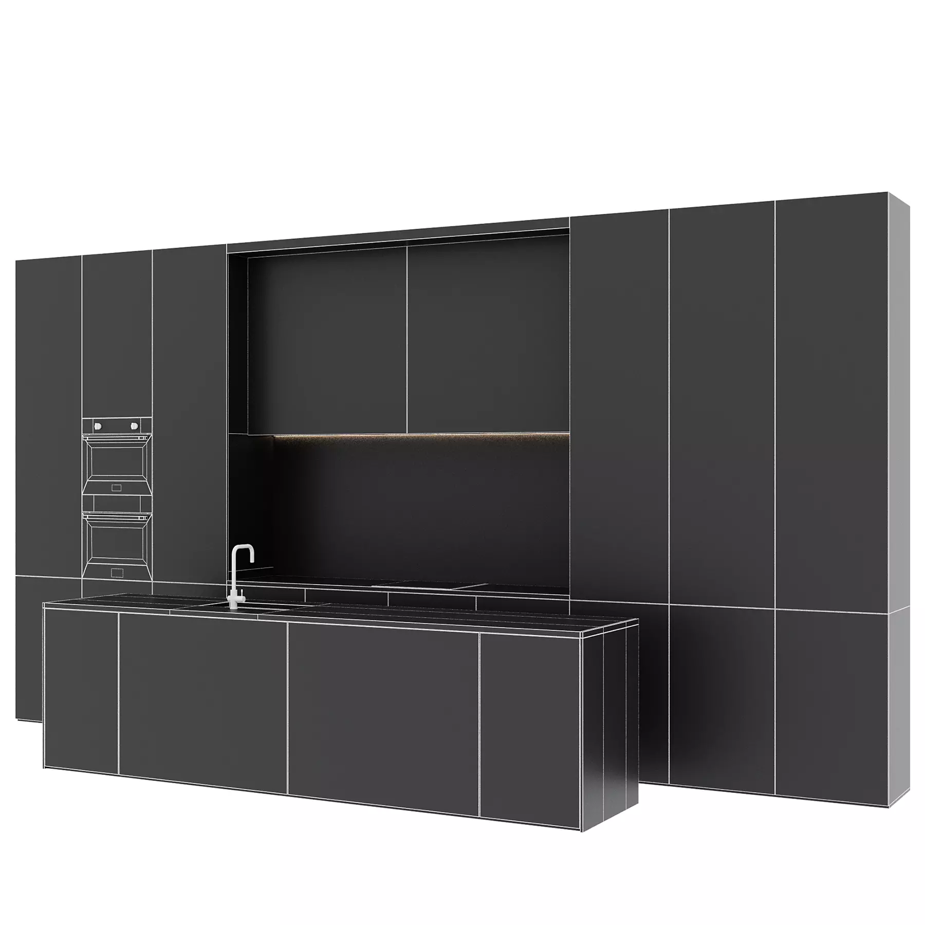 Kitchen set 33 3D model_4