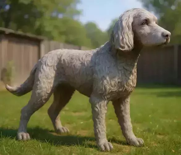Cocker spaniel Dog model - 3D print