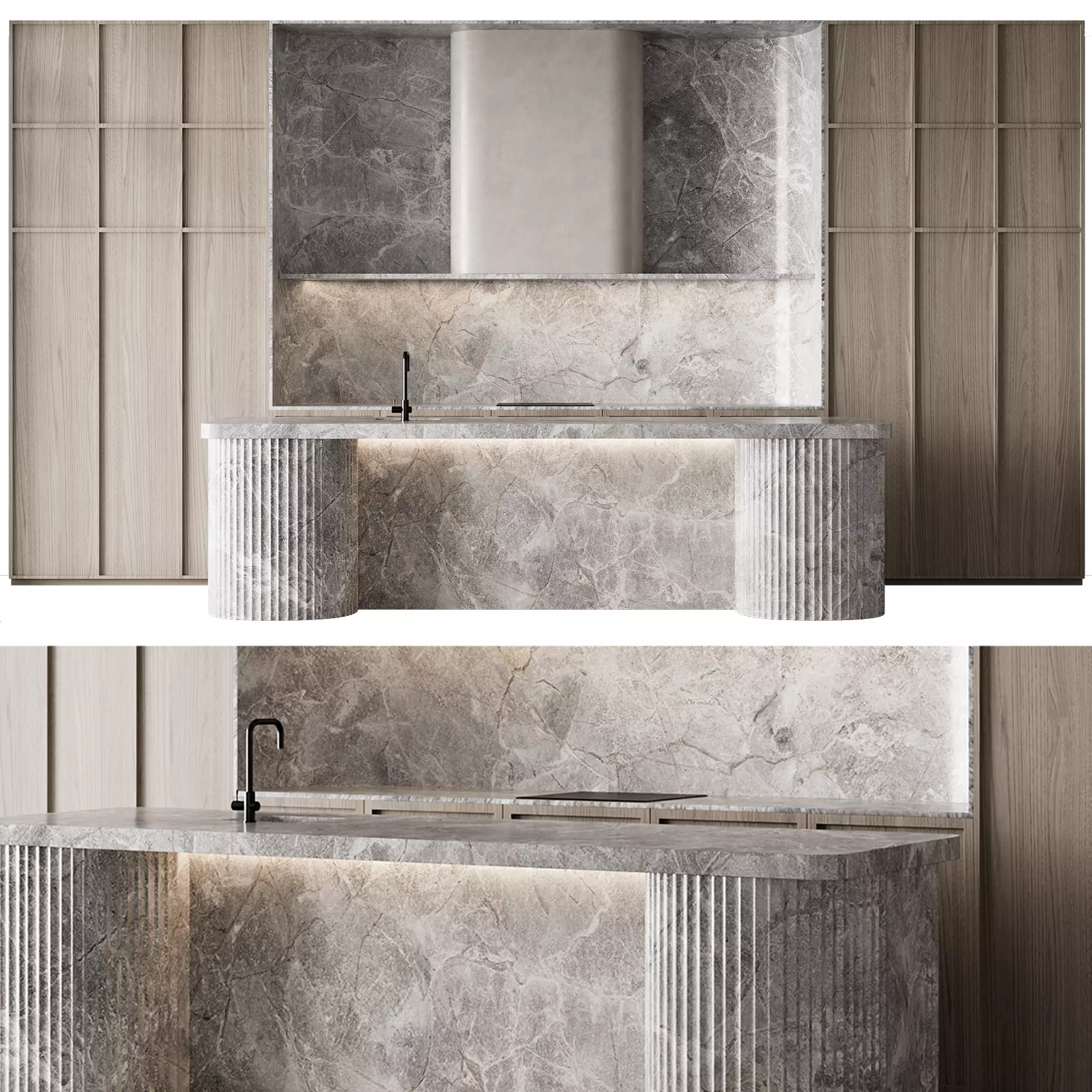 Kitchen set 28 3D model_1