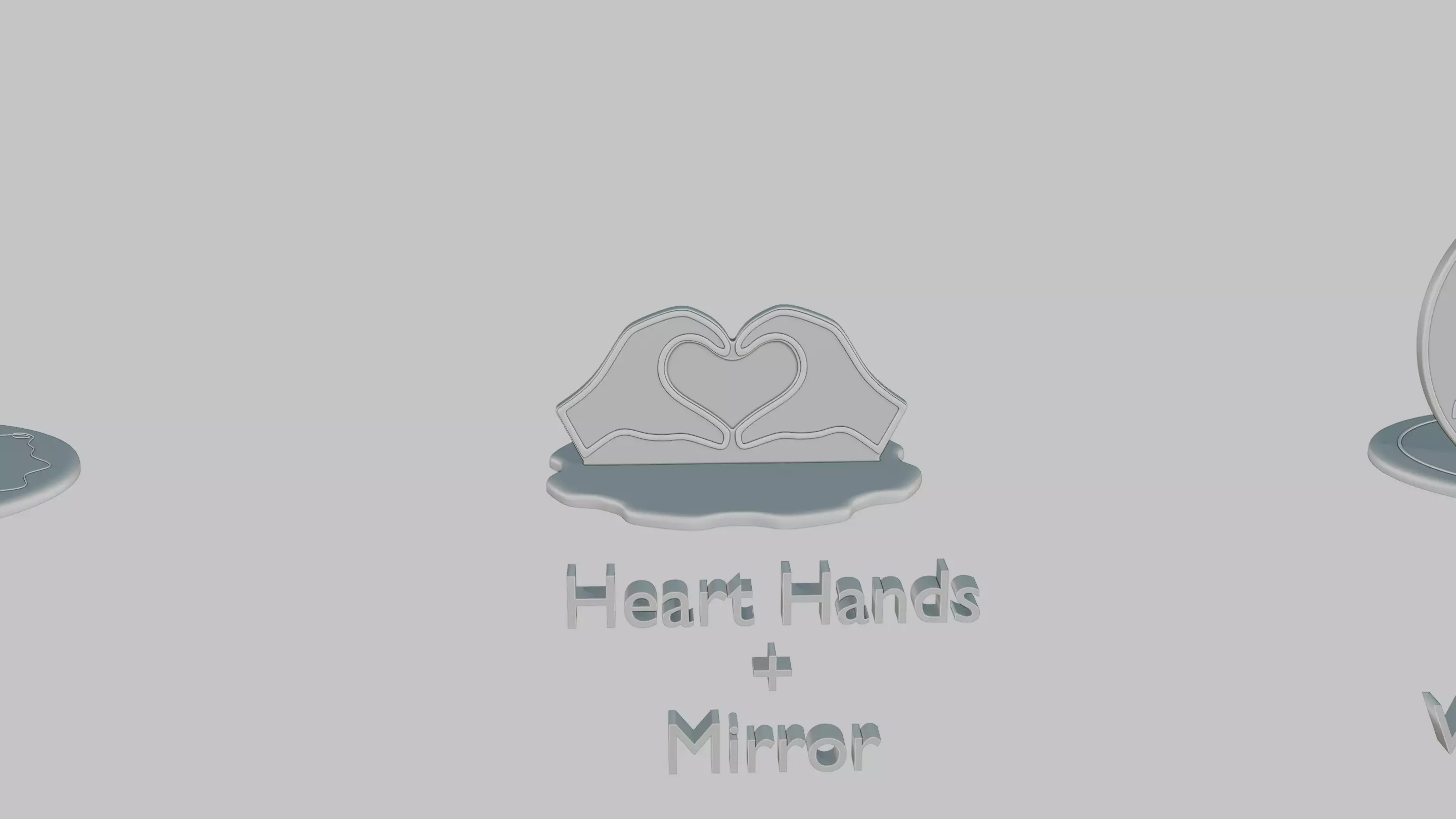 Valentines Love Pack Emoji Statues 3D print model_17