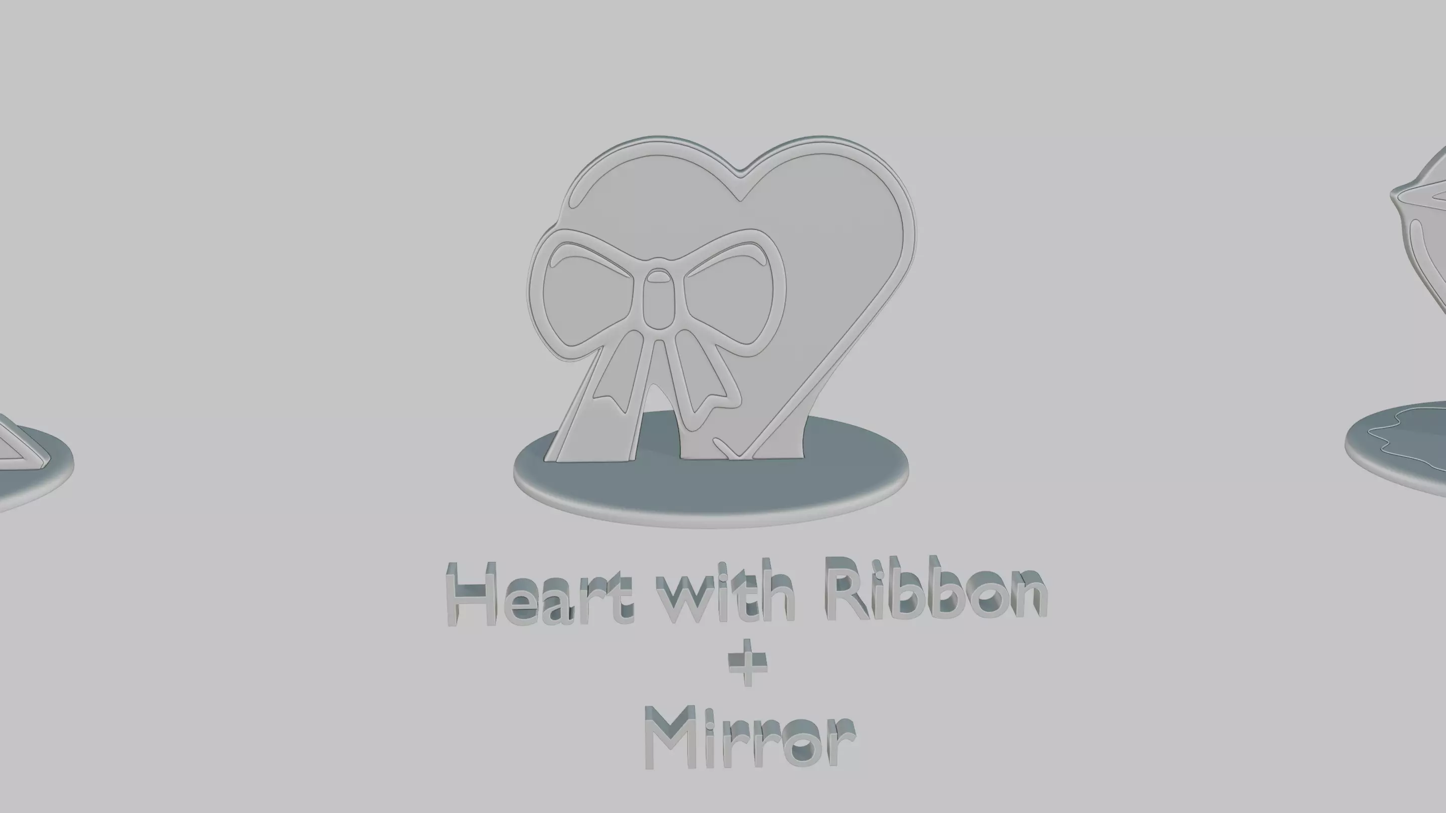 Valentines Love Pack Emoji Statues 3D print model_6