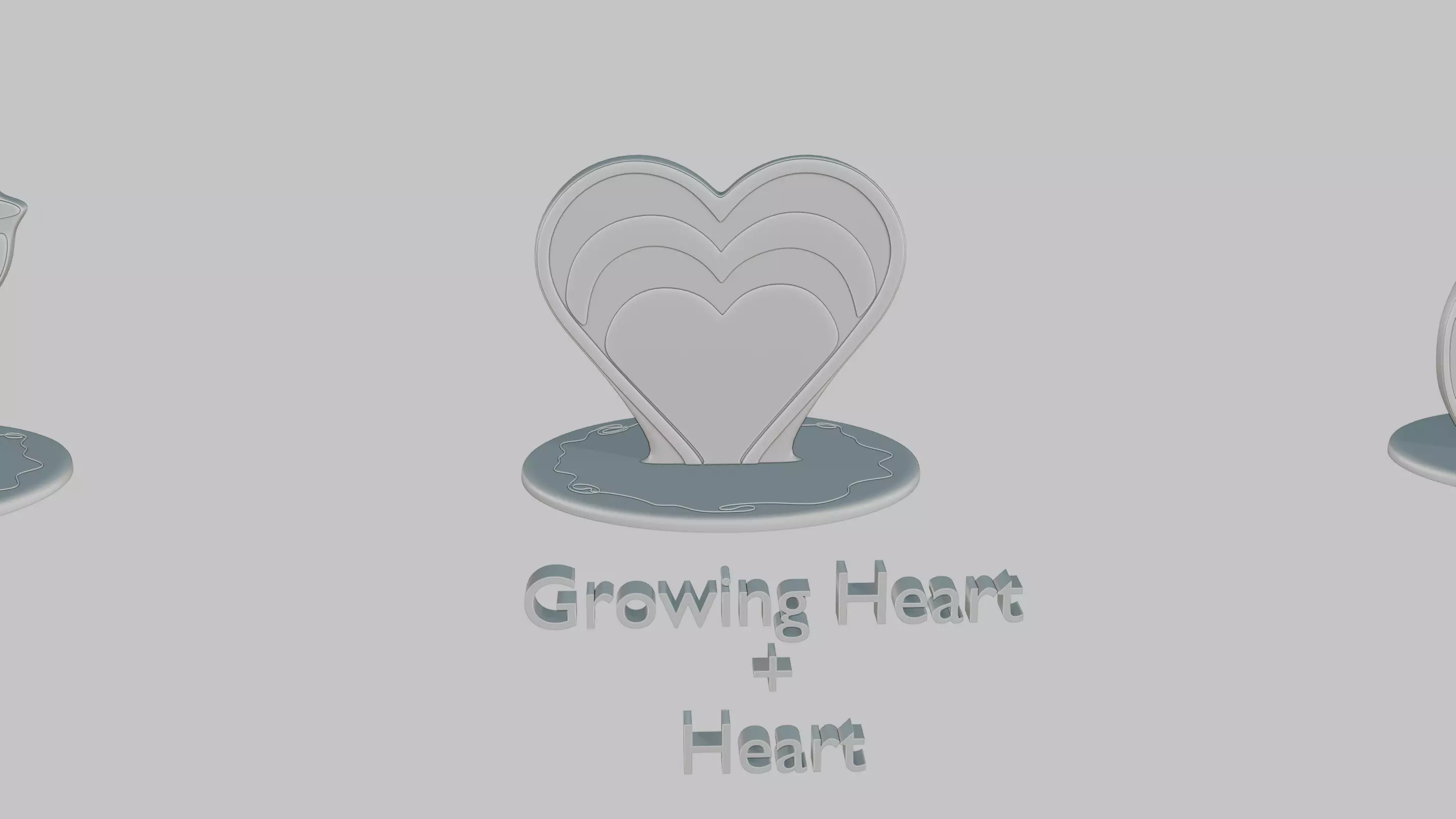 Valentines Love Pack Emoji Statues 3D print model_9