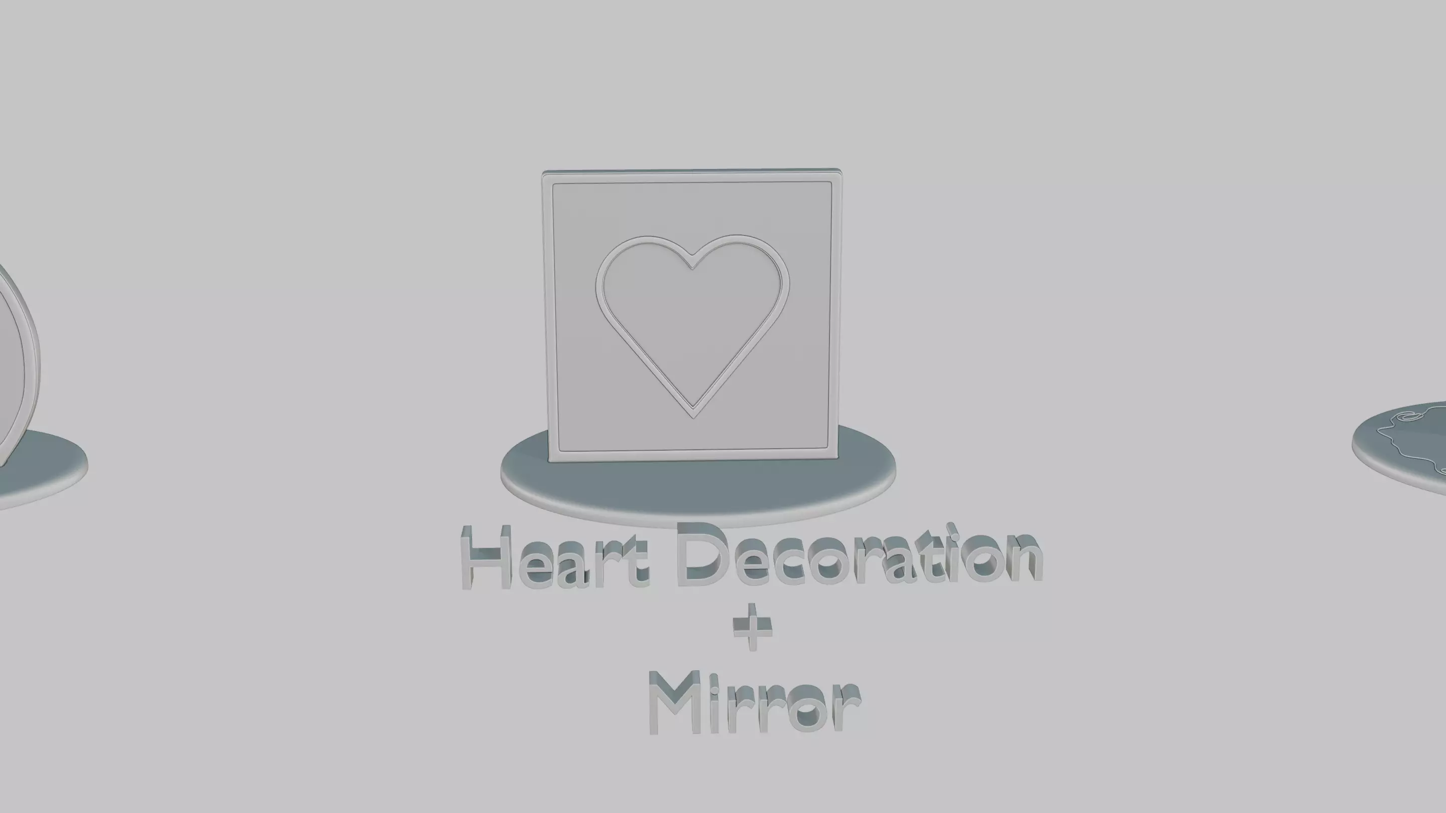 Valentines Love Pack Emoji Statues 3D print model_13