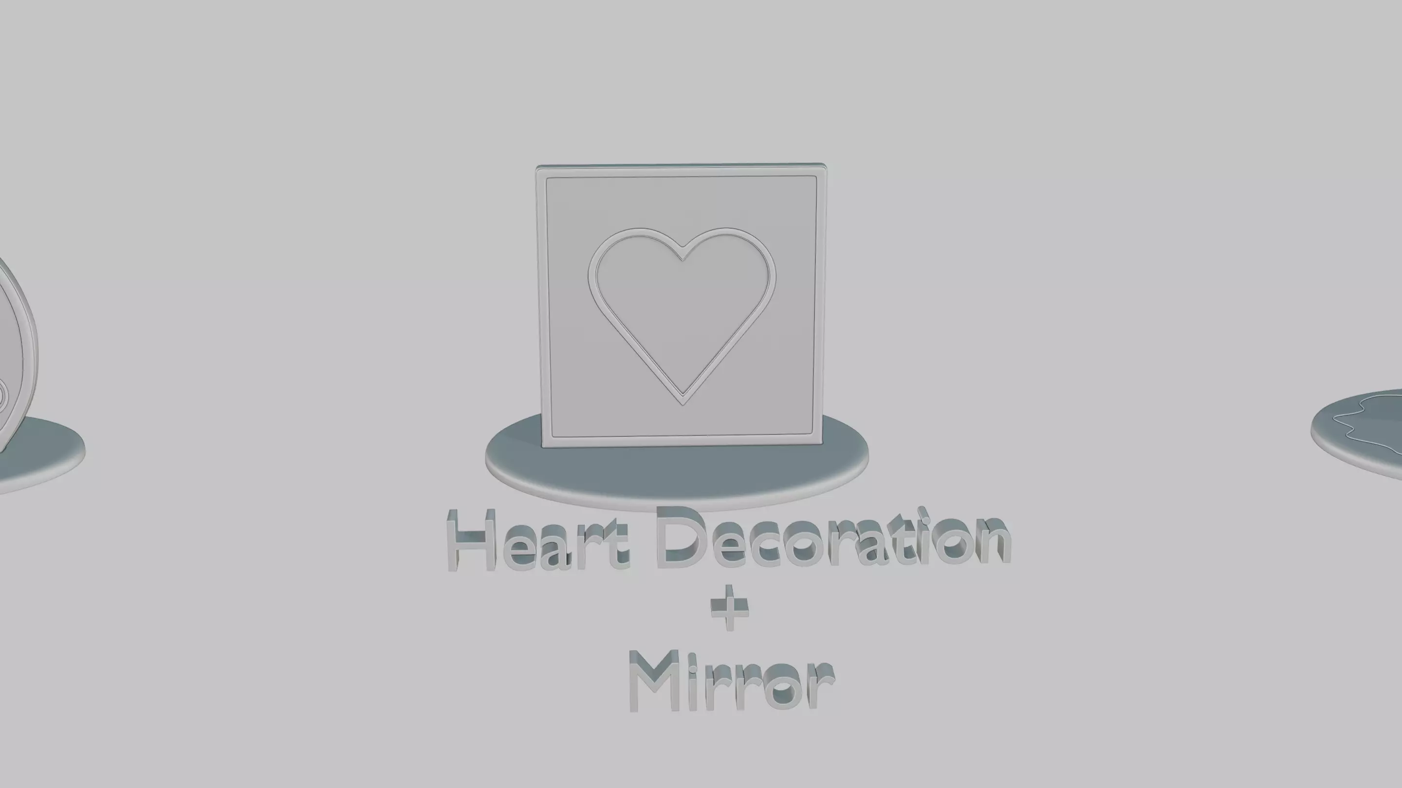 Valentines Love Pack Emoji Statues 3D print model_14