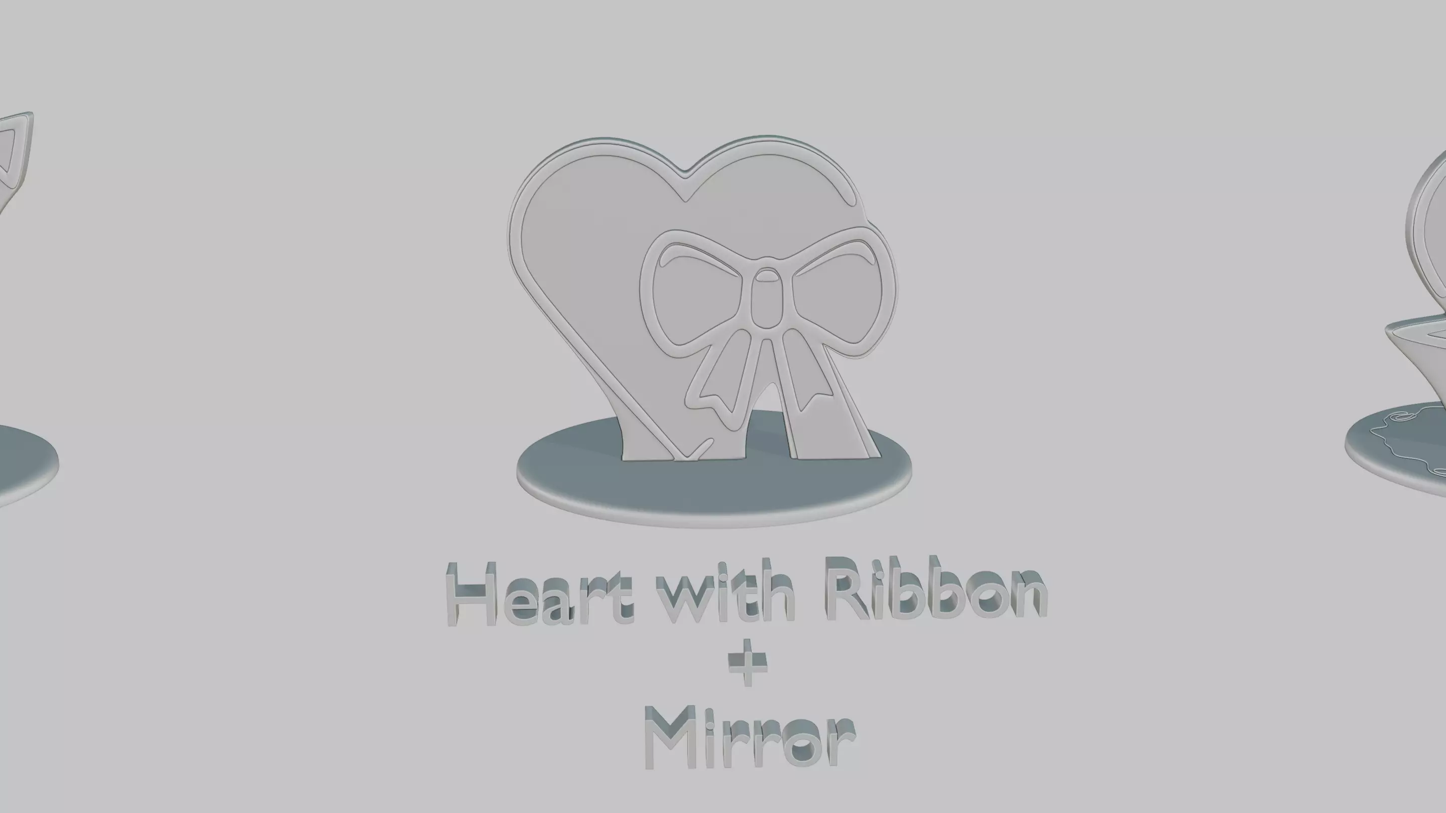 Valentines Love Pack Emoji Statues 3D print model_5