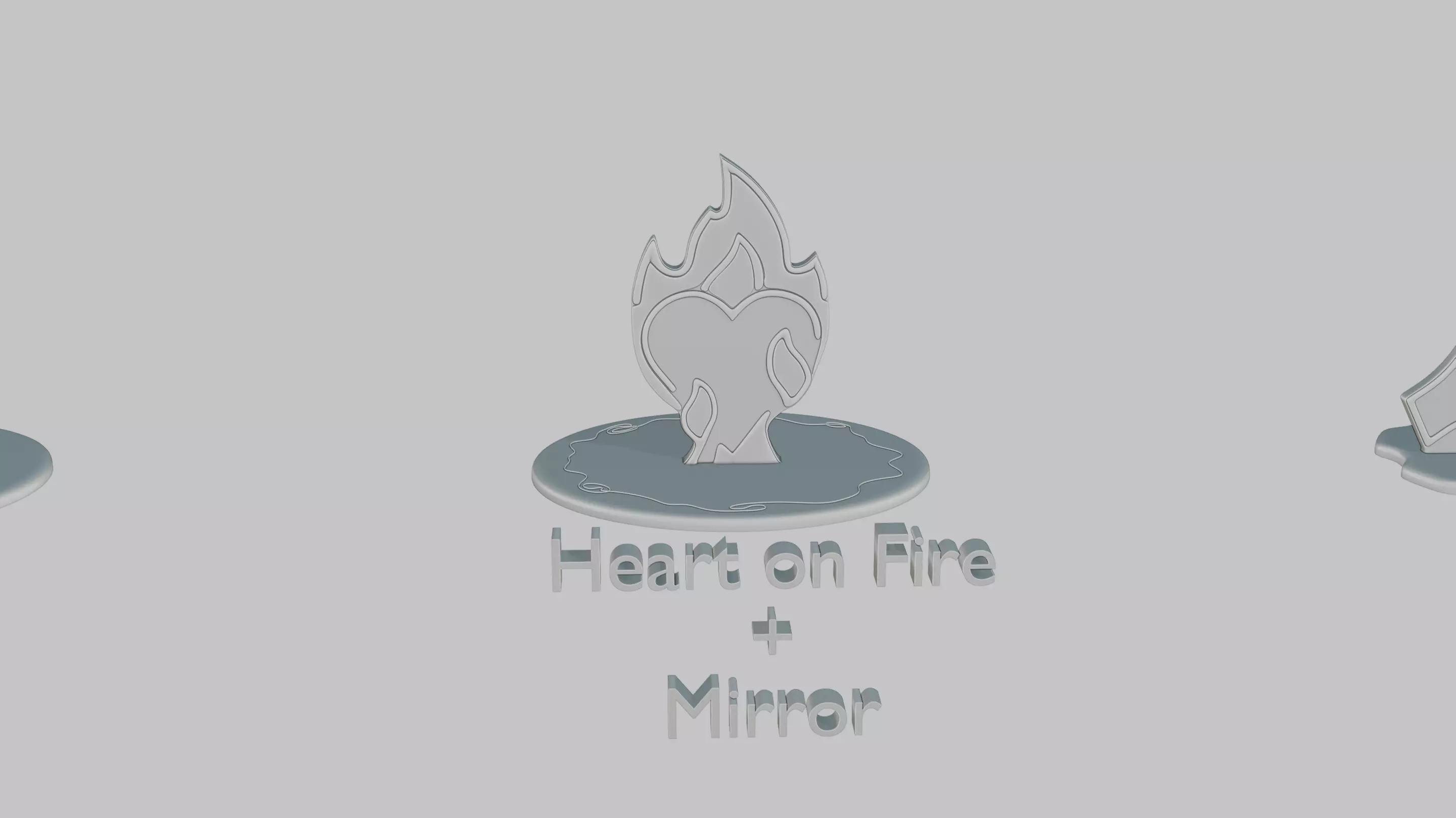 Valentines Love Pack Emoji Statues 3D print model_15