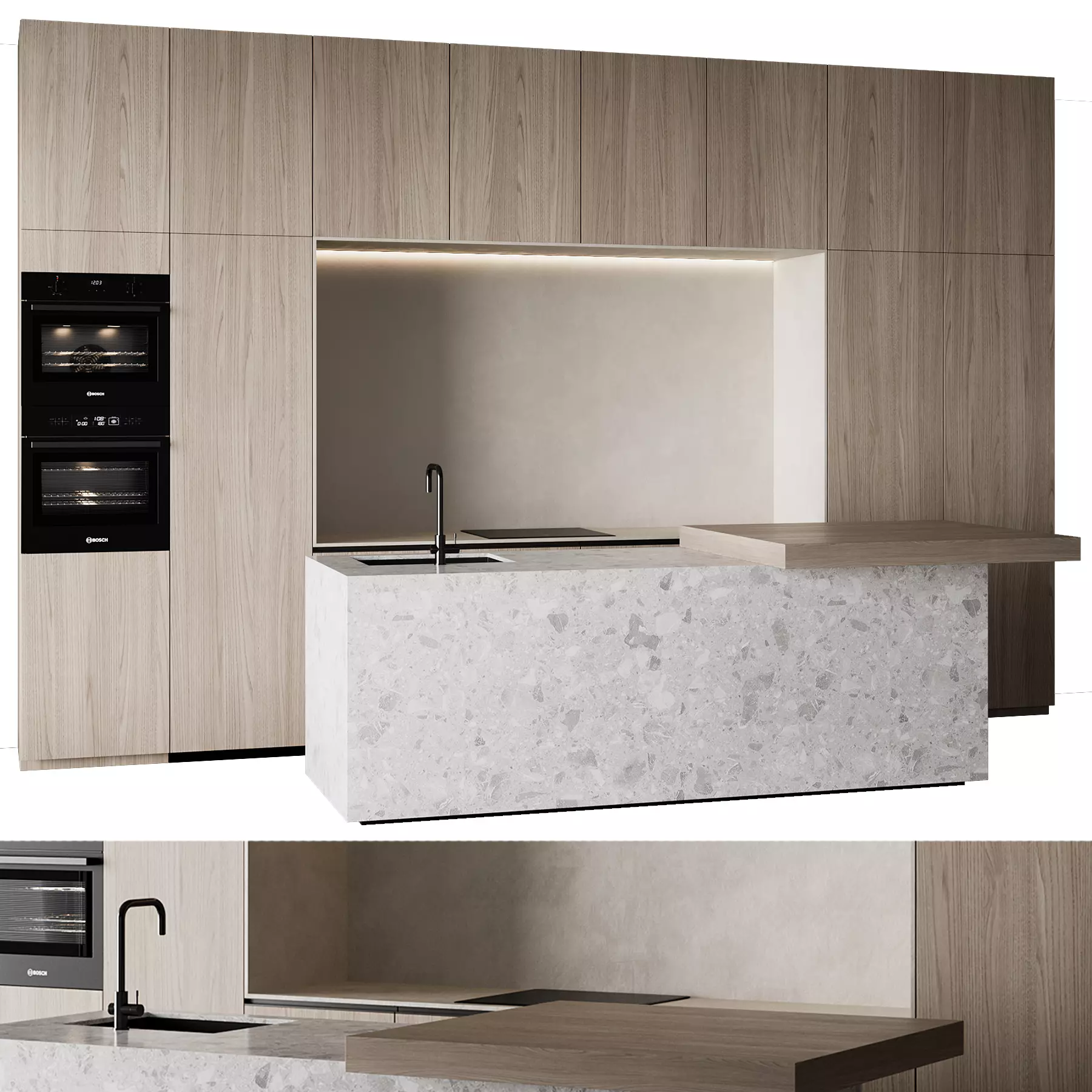 Kitchen set 23 3D model_2