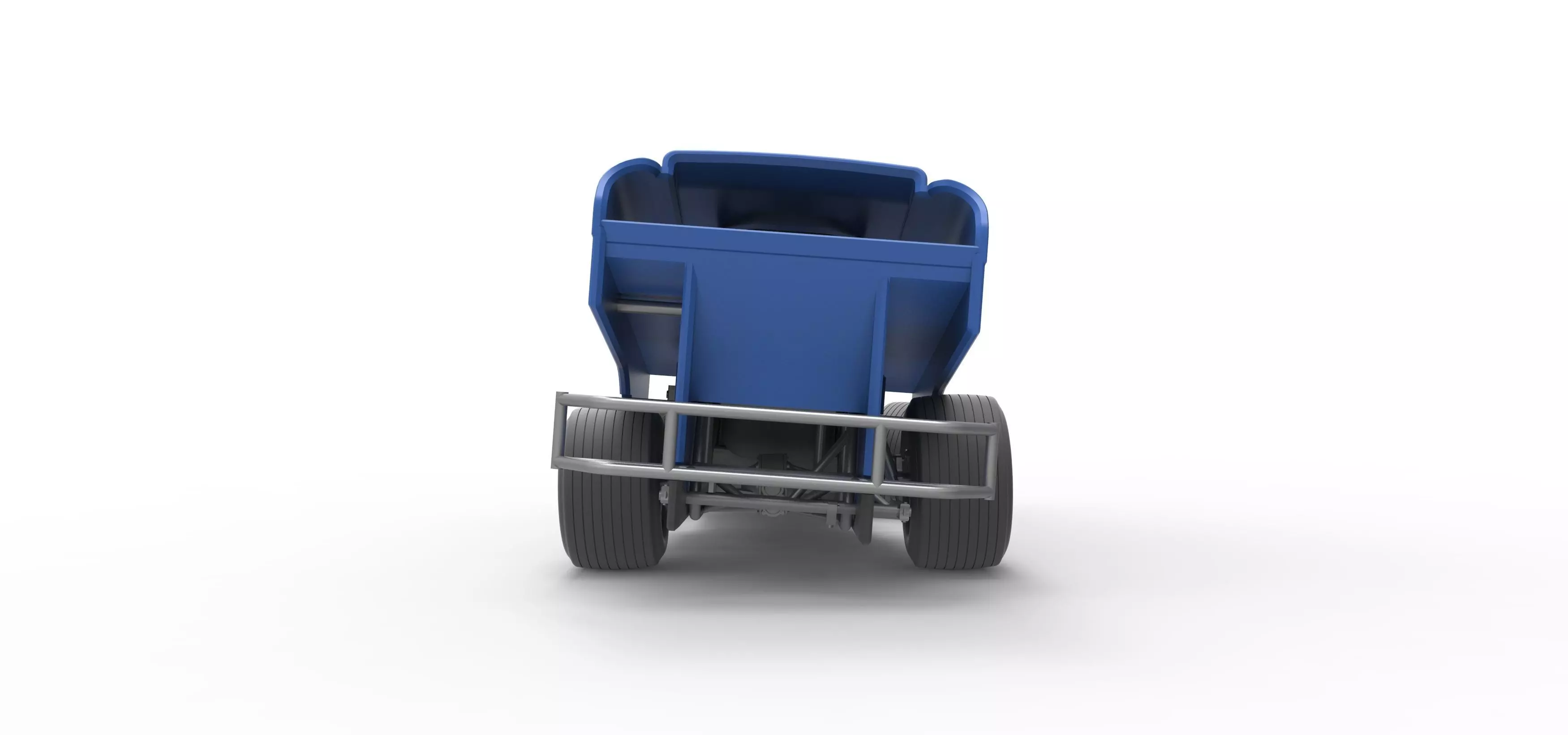 Vintage Dirt Modified stock car V2 while turning Scale 1 to 25 3D print model_16