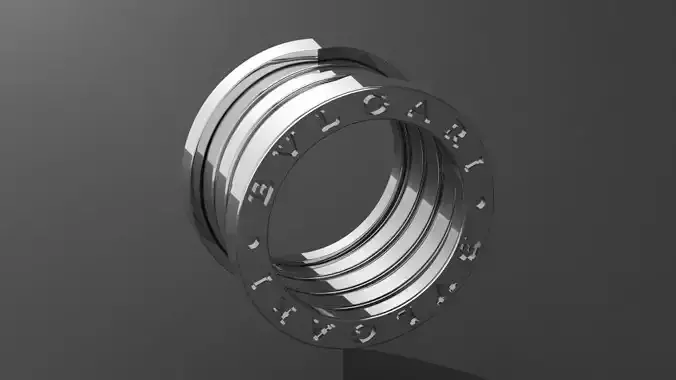Ring Bvlgari 3D print model