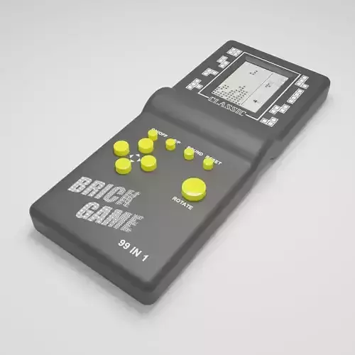Brickgame Console Device 3D model