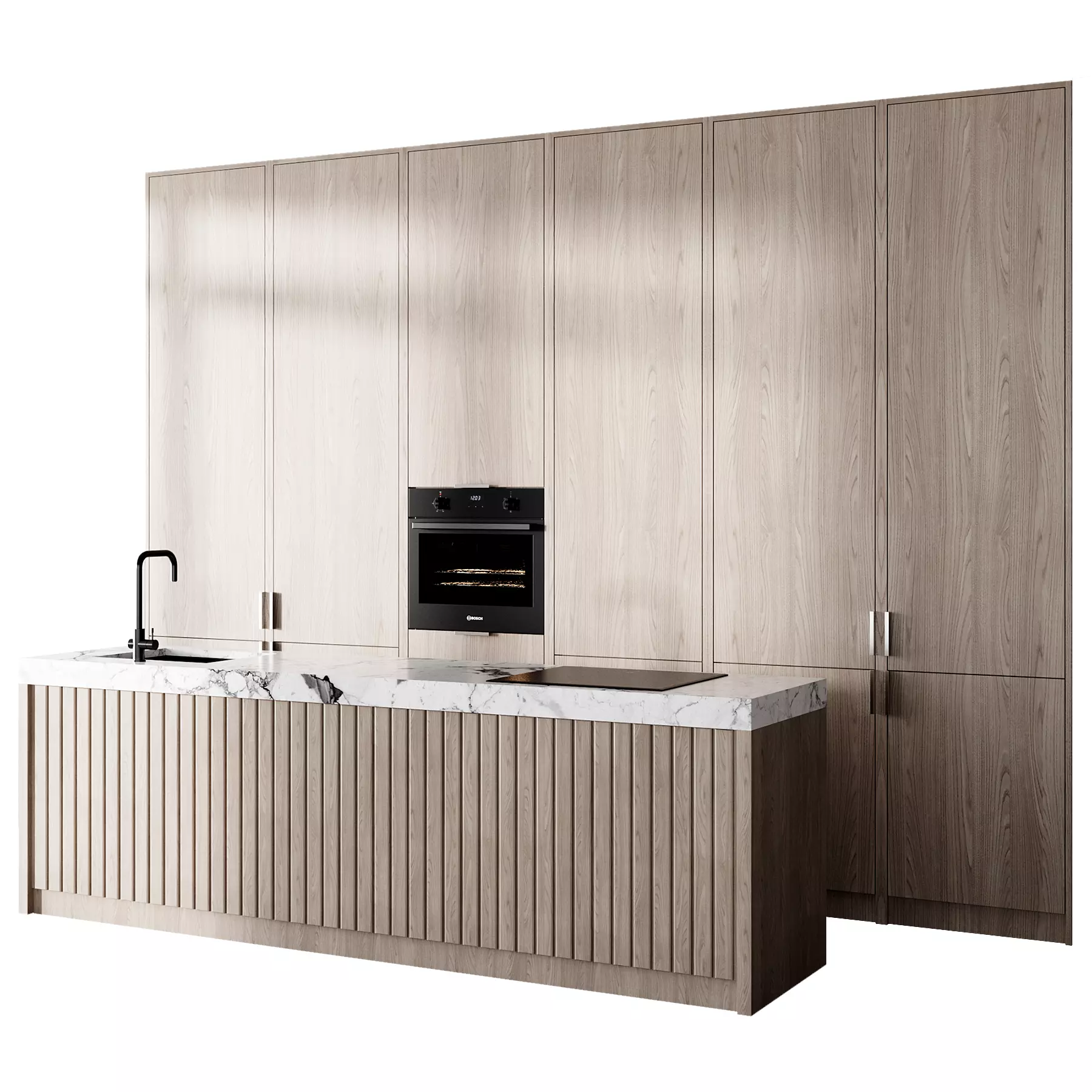 Kitchen set 11 Free 3D model