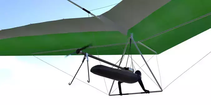 Electric Powered Hang Glider