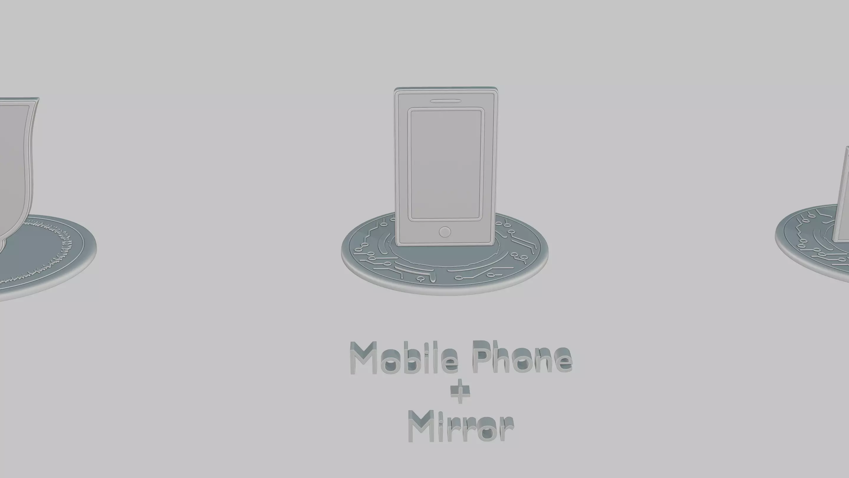 Vaporwave Retro Pack Emoji Statues 3D print model_6