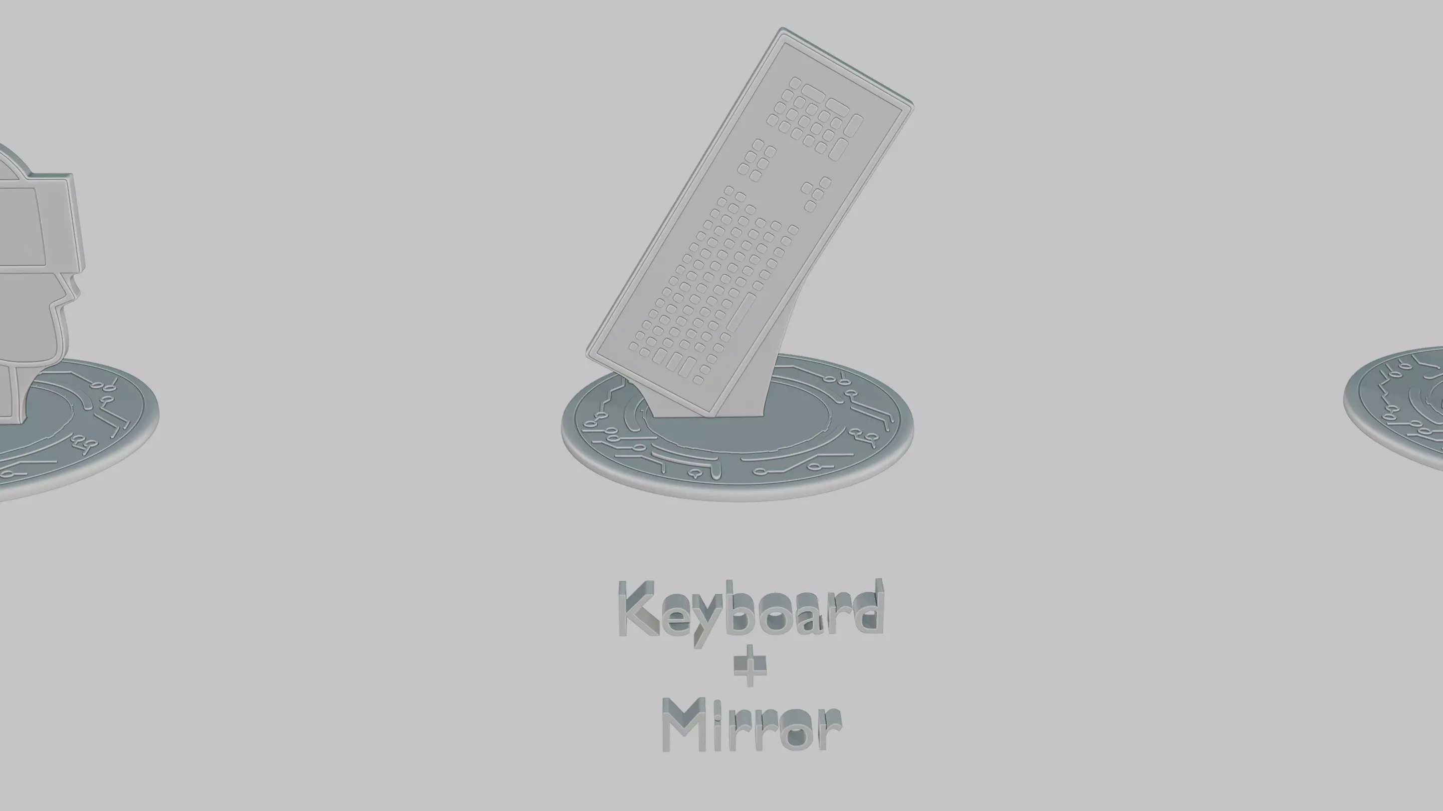 Vaporwave Retro Pack Emoji Statues 3D print model_16