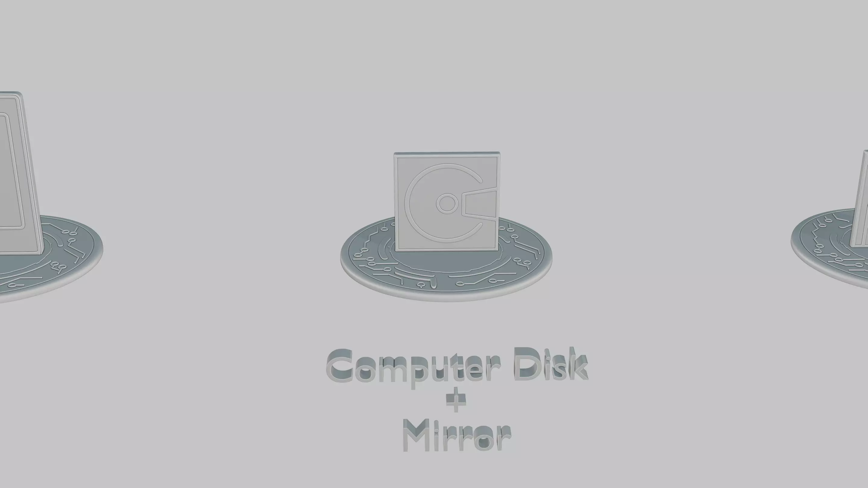 Vaporwave Retro Pack Emoji Statues 3D print model_7