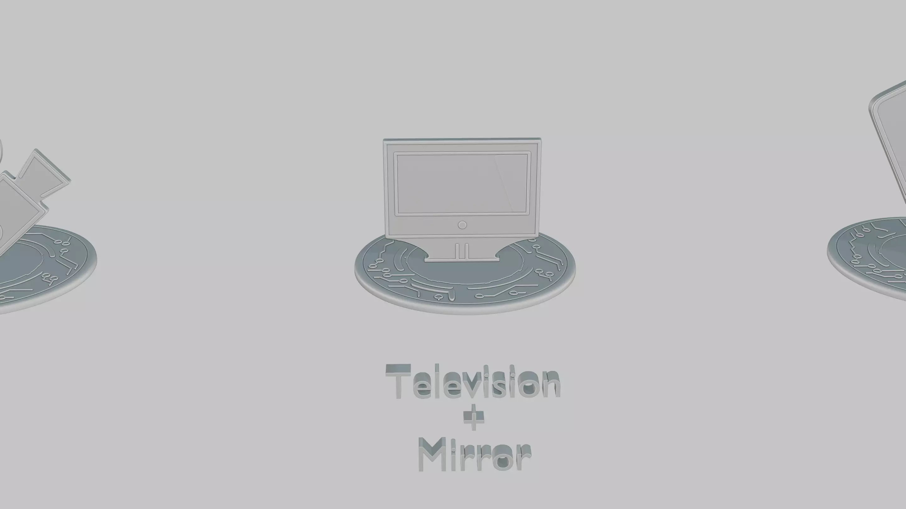 Vaporwave Retro Pack Emoji Statues 3D print model_11