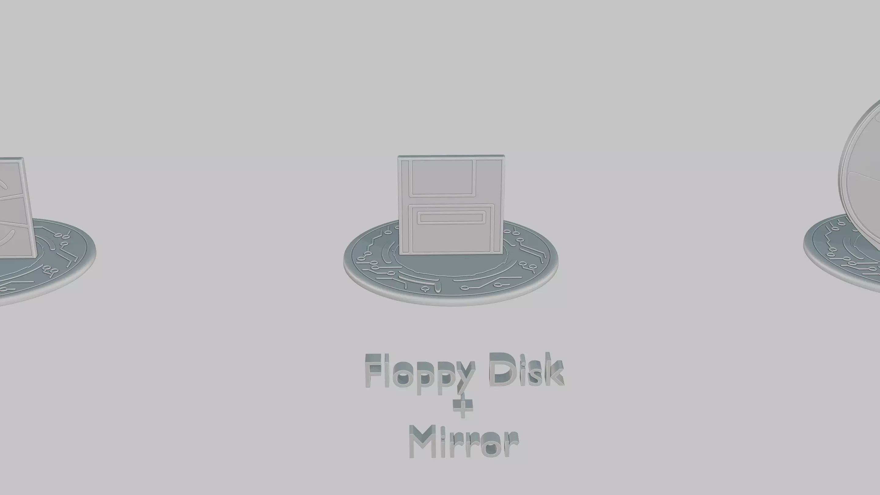 Vaporwave Retro Pack Emoji Statues 3D print model_8