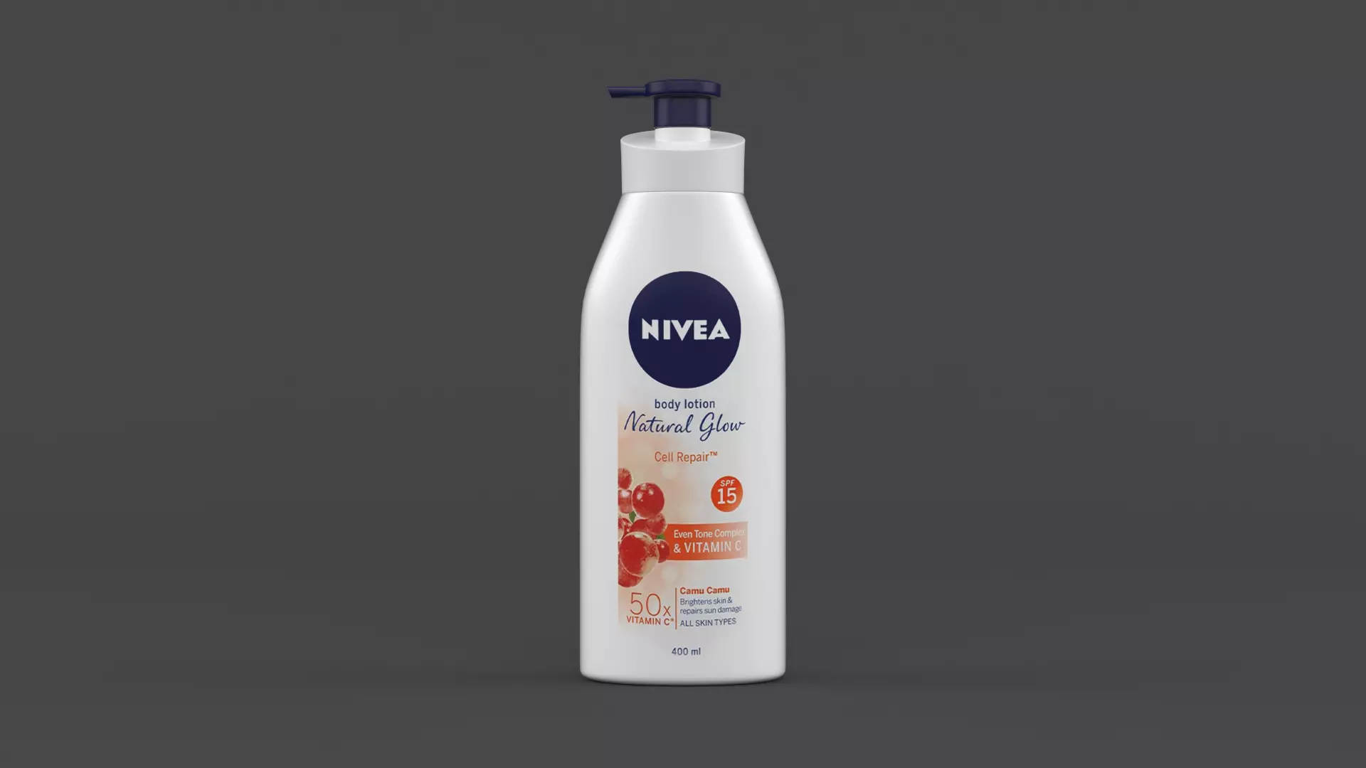 Nivea Body Lotion 3D model_4