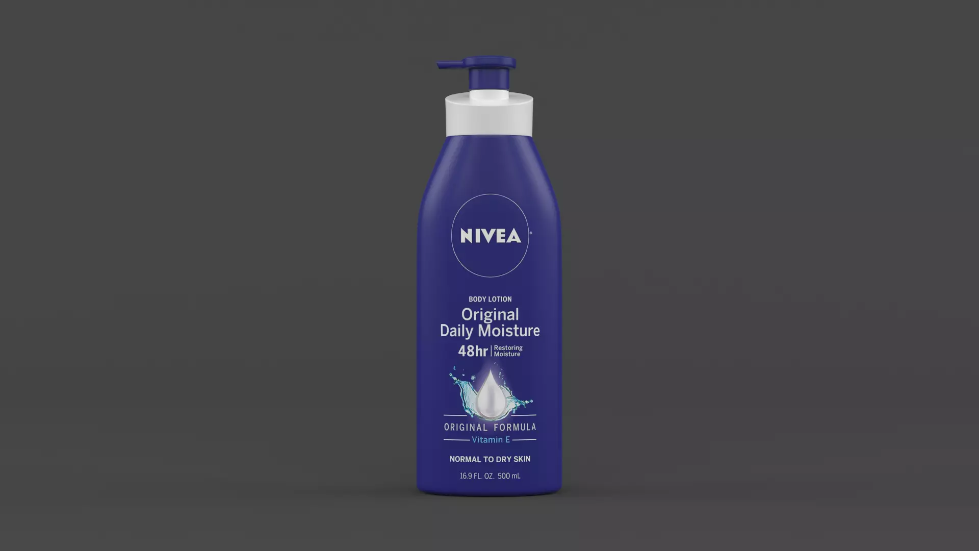 Nivea Body Lotion 3D model_1