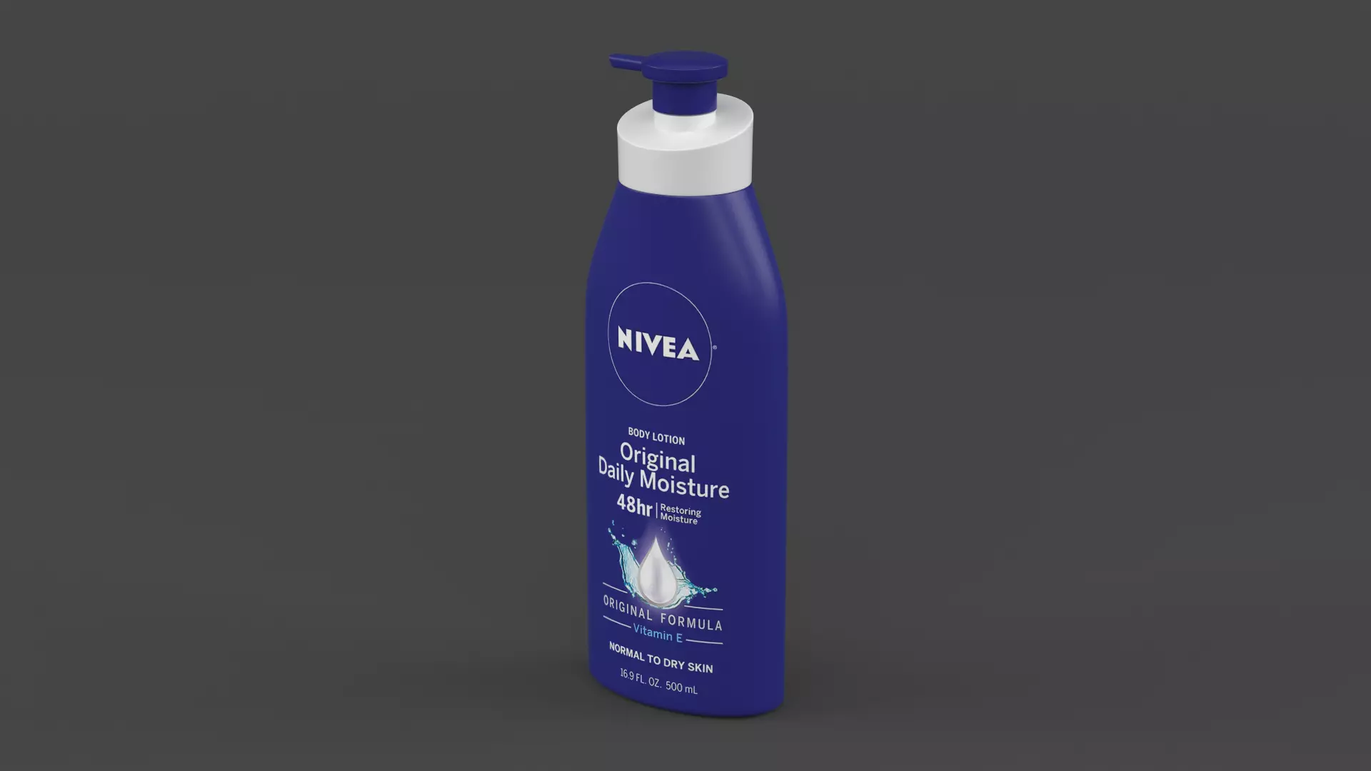 Nivea Body Lotion 3D model_3