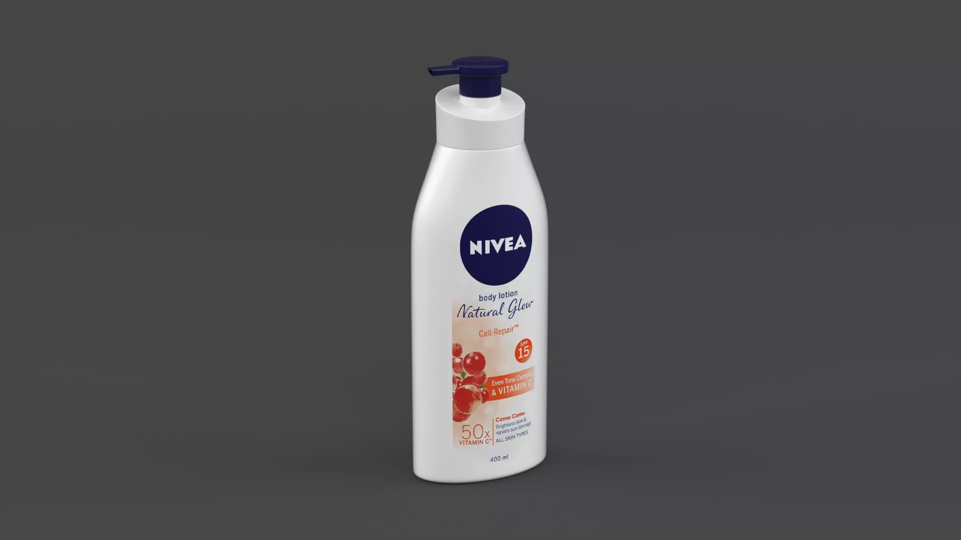 Nivea Body Lotion 3D model_6